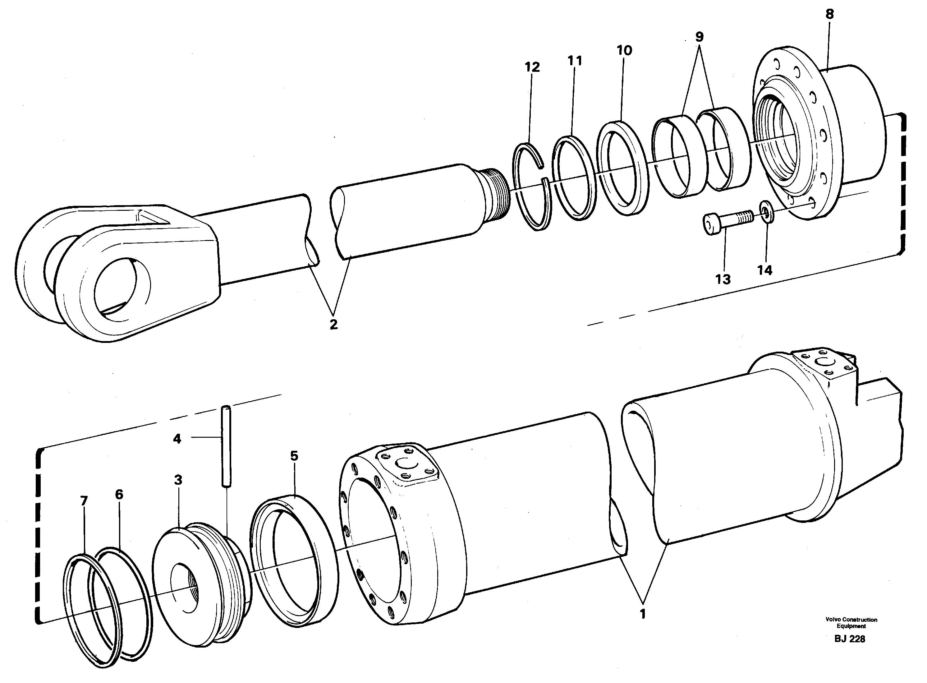 Safety Bolt VOE11088816 VOLVO
