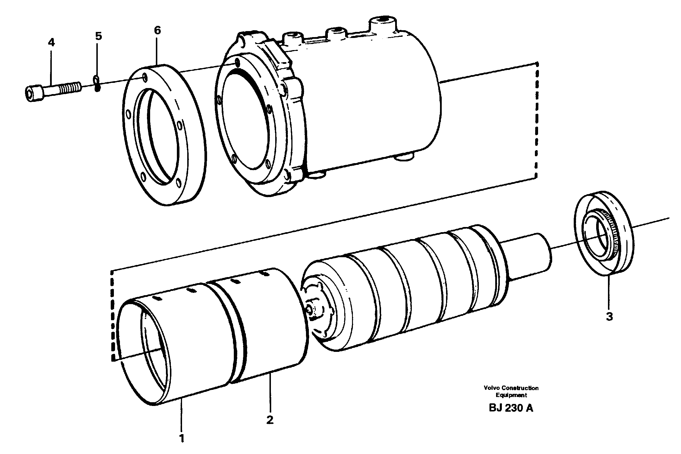 Prop Shaft Tube VOE1638136 VOLVO