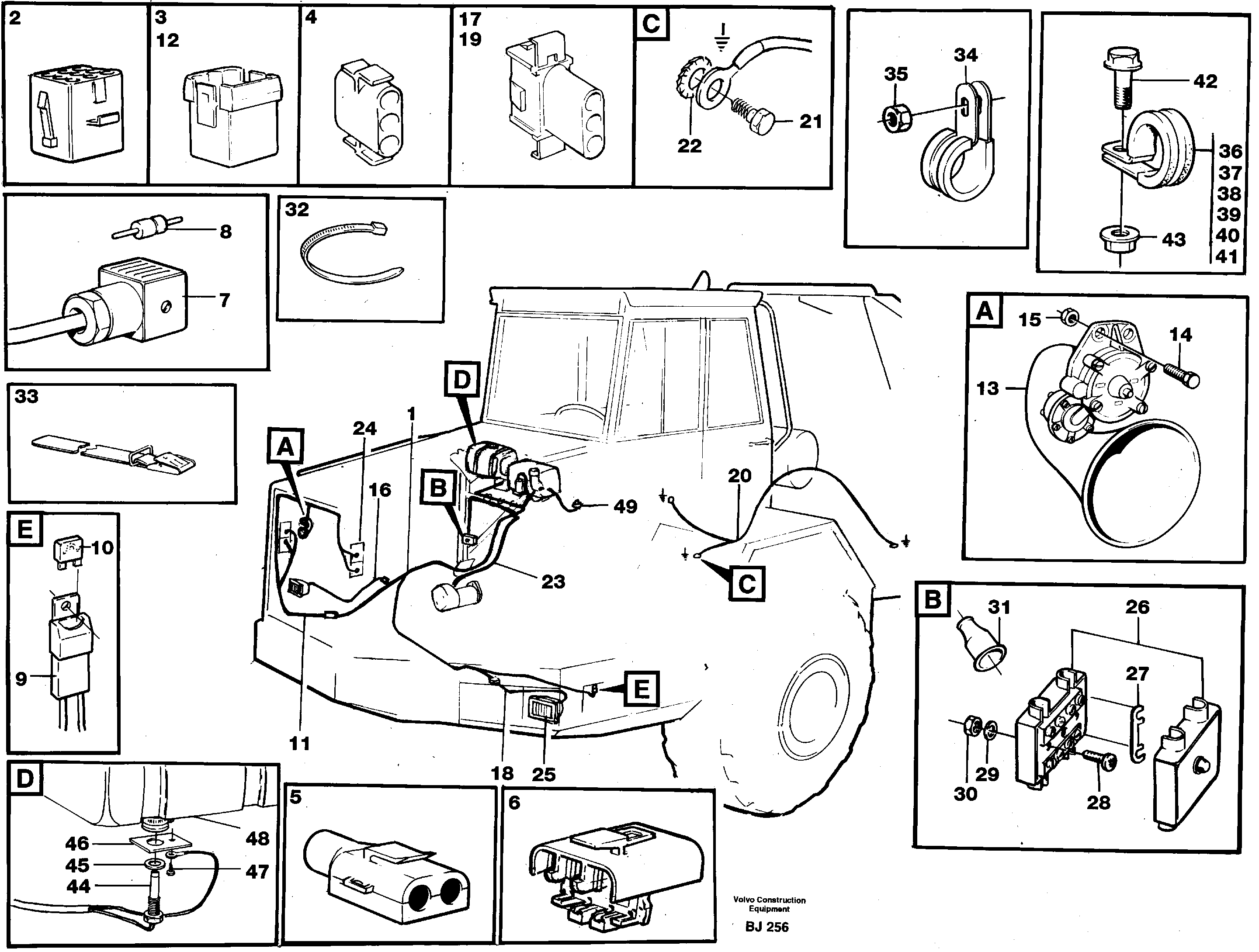 Rubber cushion VOE11062812 VOLVO