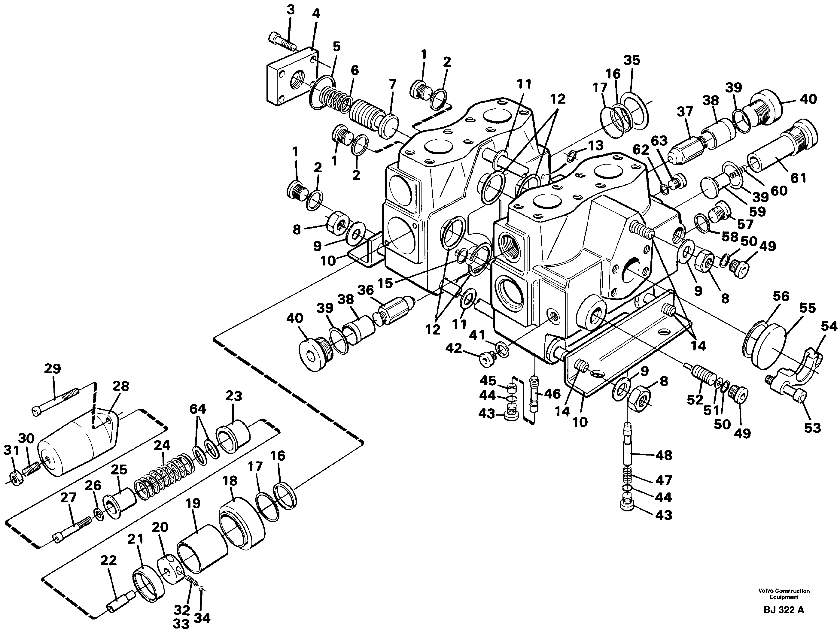 Tube assembly L.h. VOE11704097 VOLVO