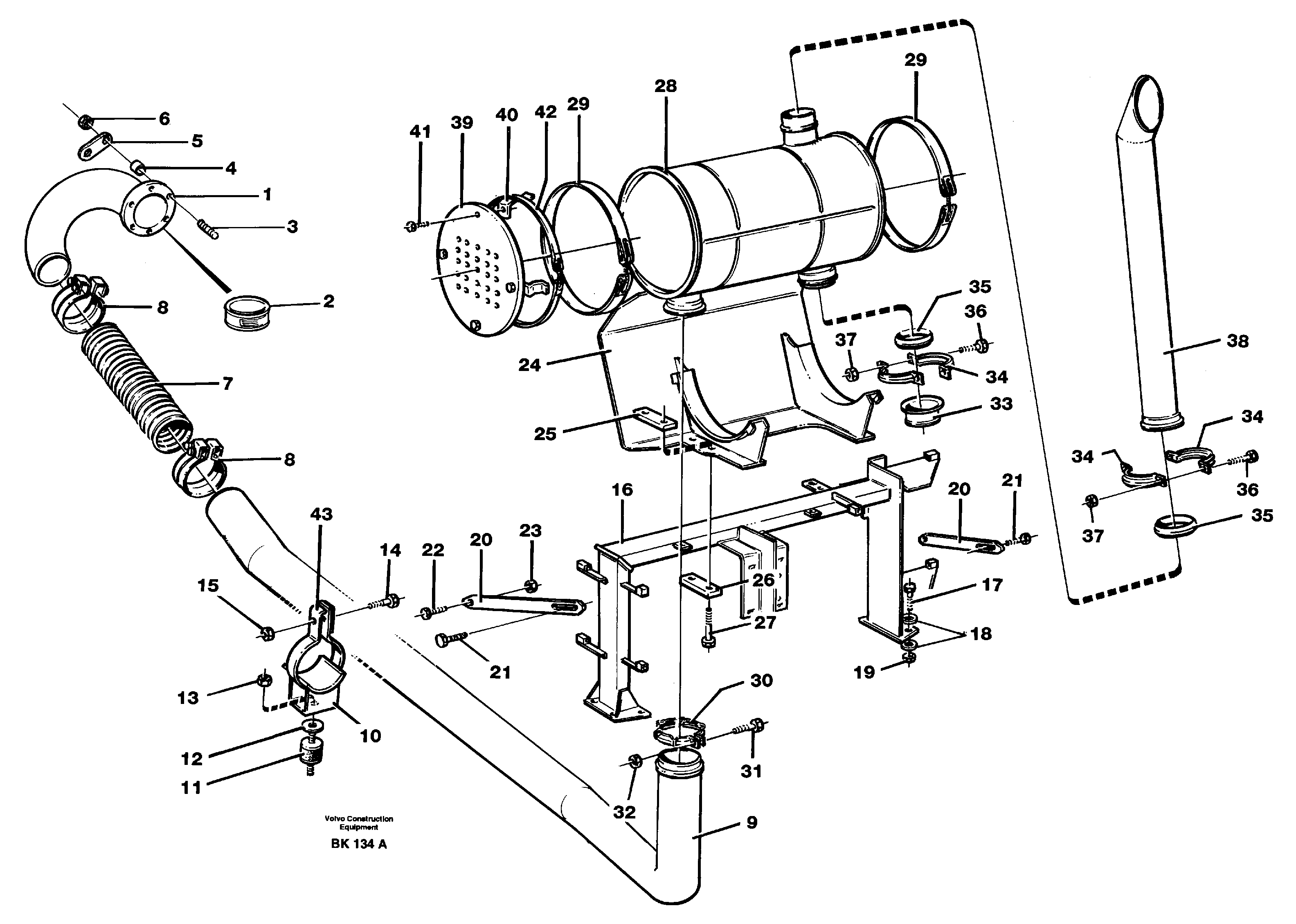 Axle Casing VOE11052219 VOLVO