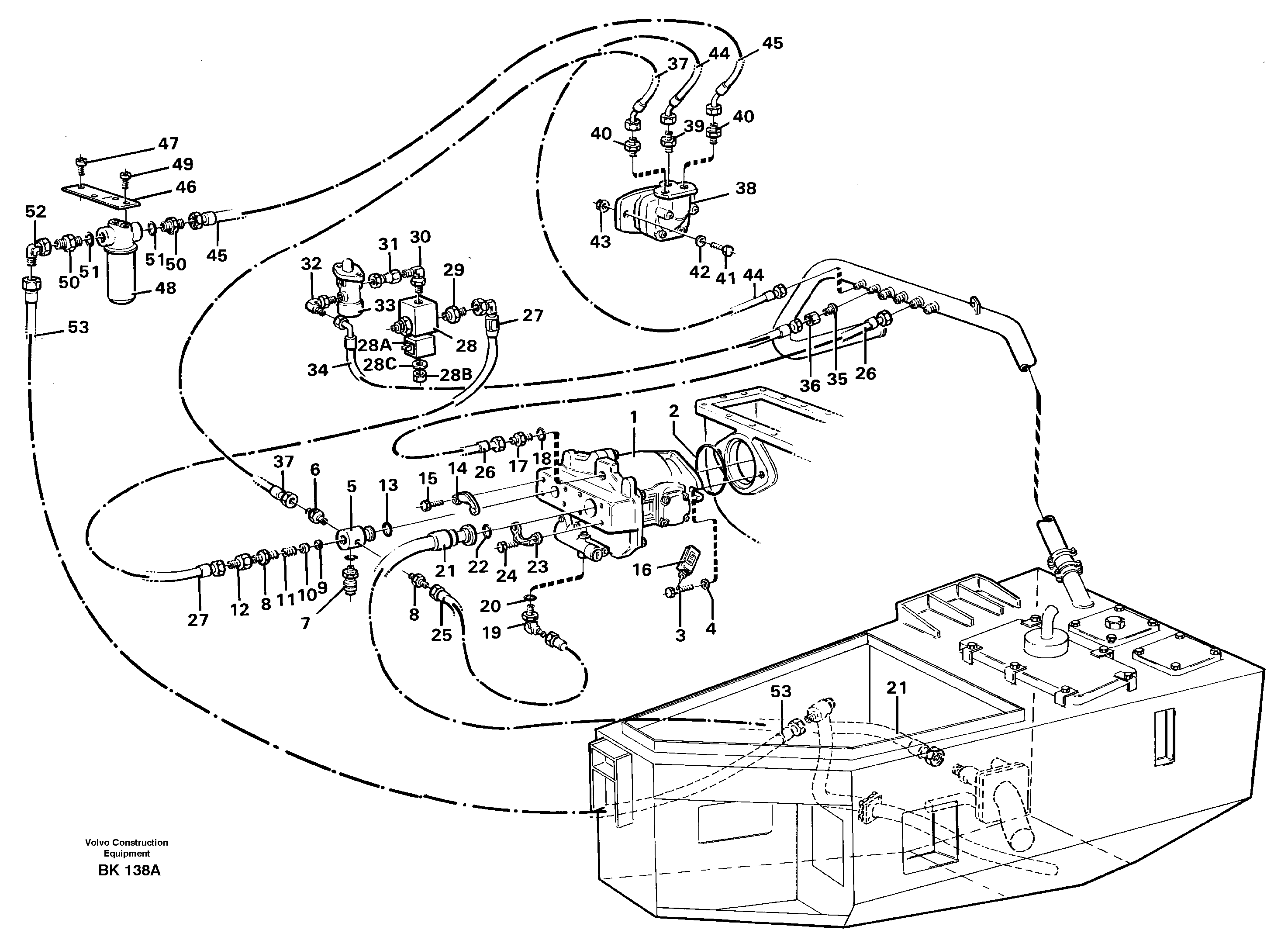Locking fluid VOE8701007 VOLVO