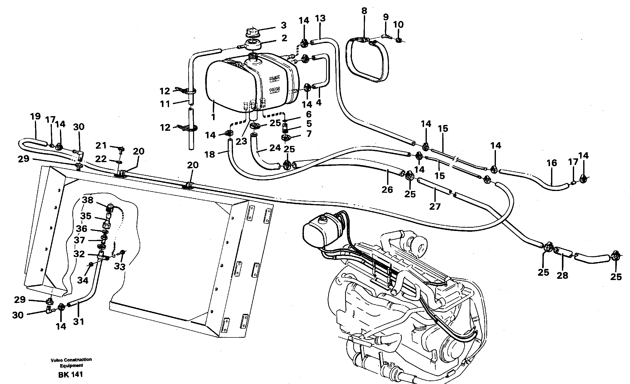 Lock Arm VOE11063145 VOLVO