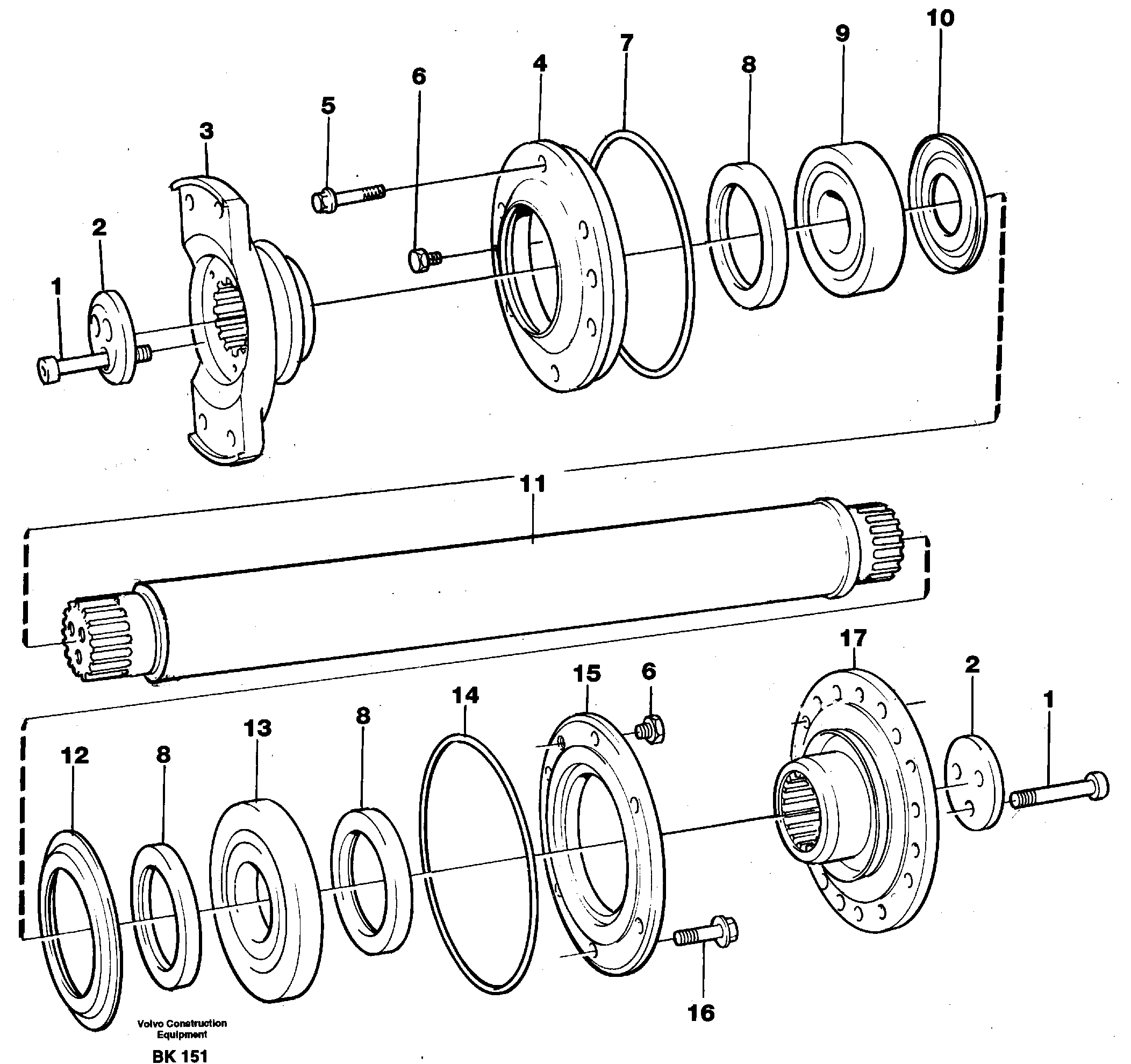 Wheel Equipment VOE11052103 VOLVO