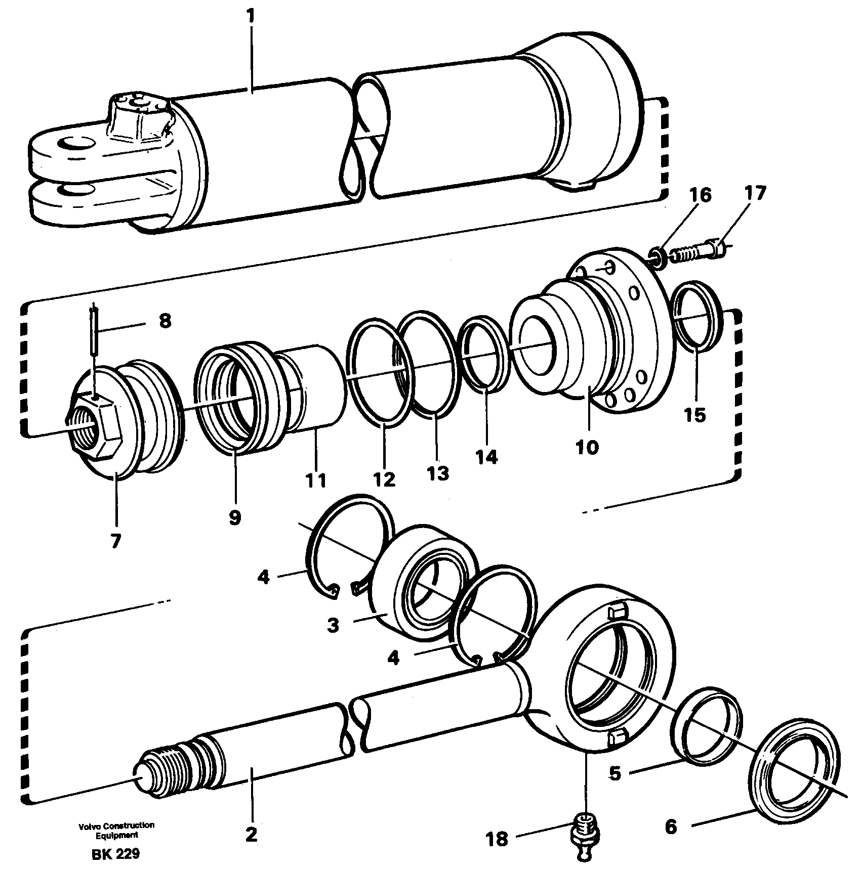 Crankshaft Seal VOE11088752 VOLVO