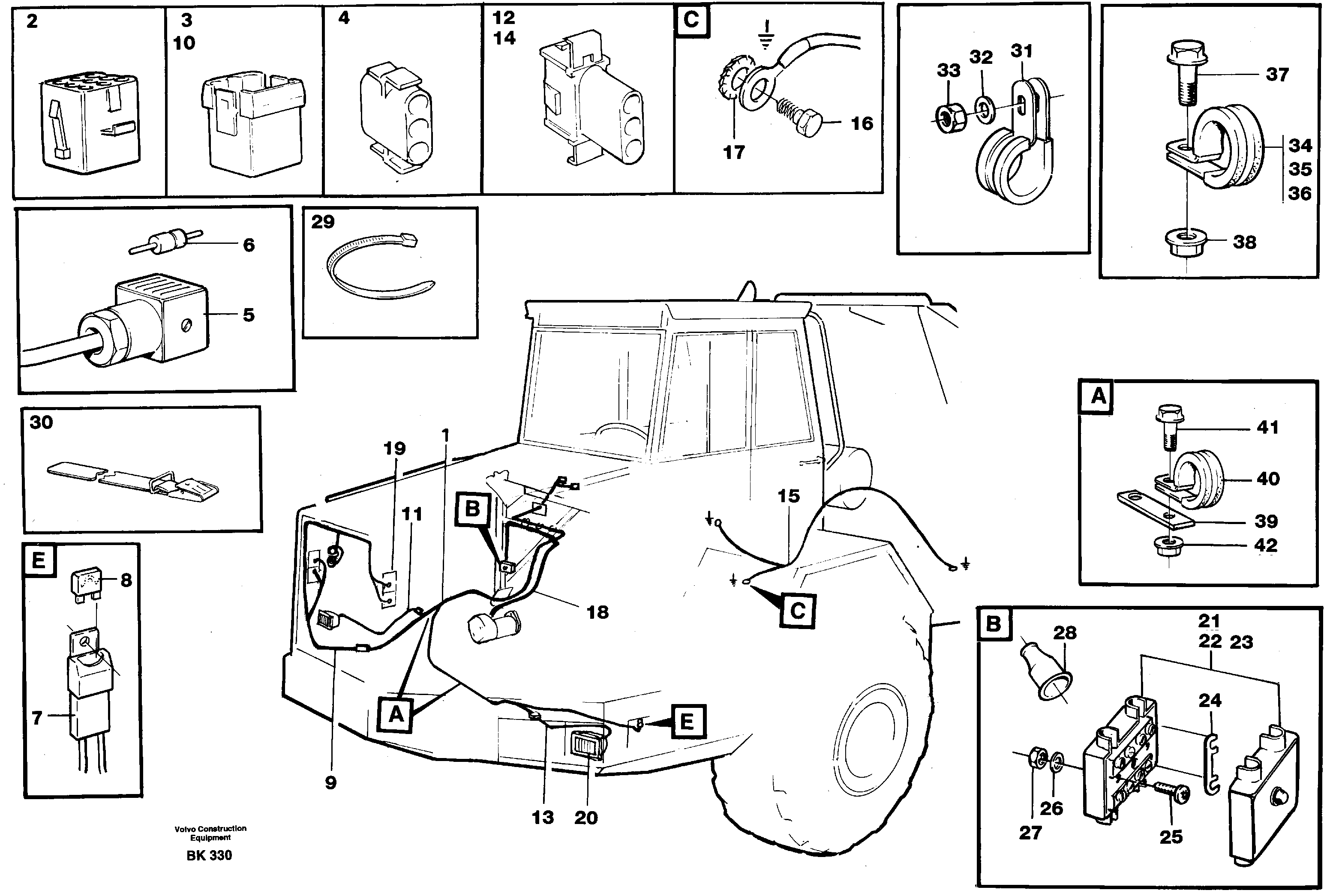 Rubber cushion VOE11062811 VOLVO
