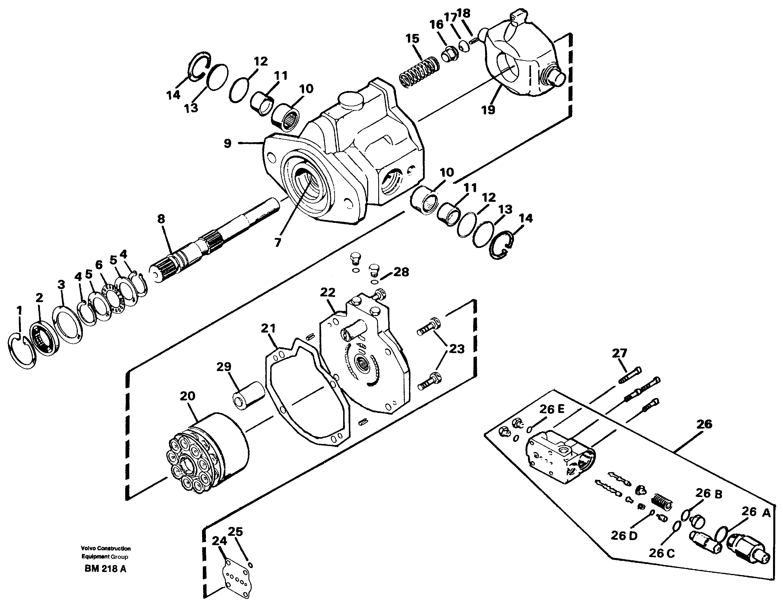 Rubber Clamp VOE11707279 VOLVO