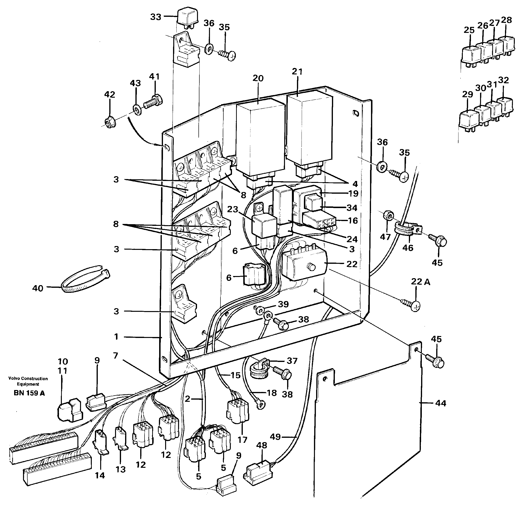 Rubber cushion VOE11116641 VOLVO