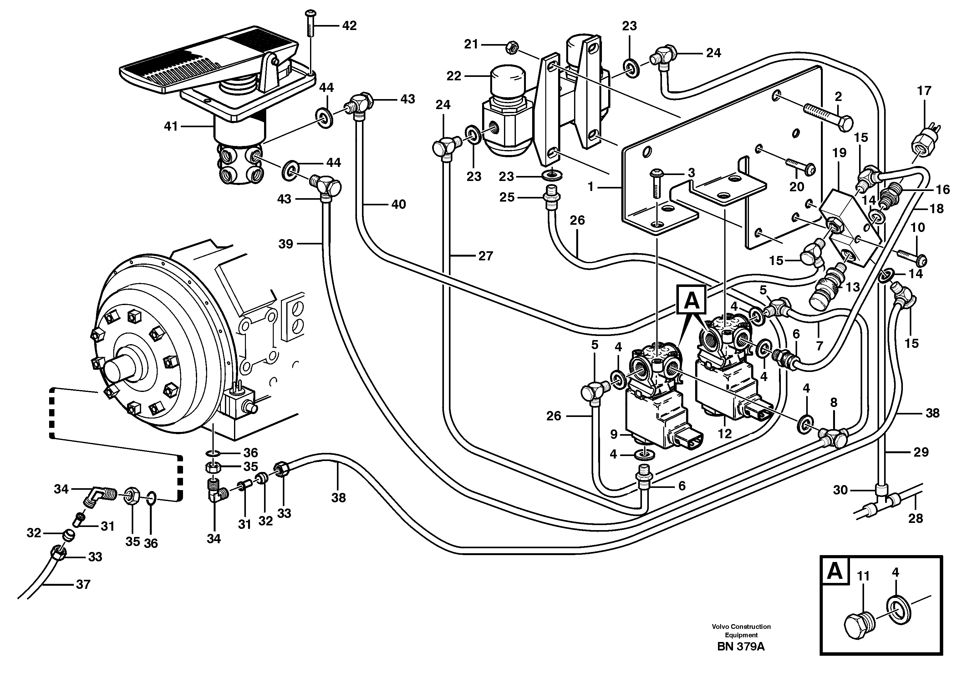 Crawler unit VOE11063463 VOLVO