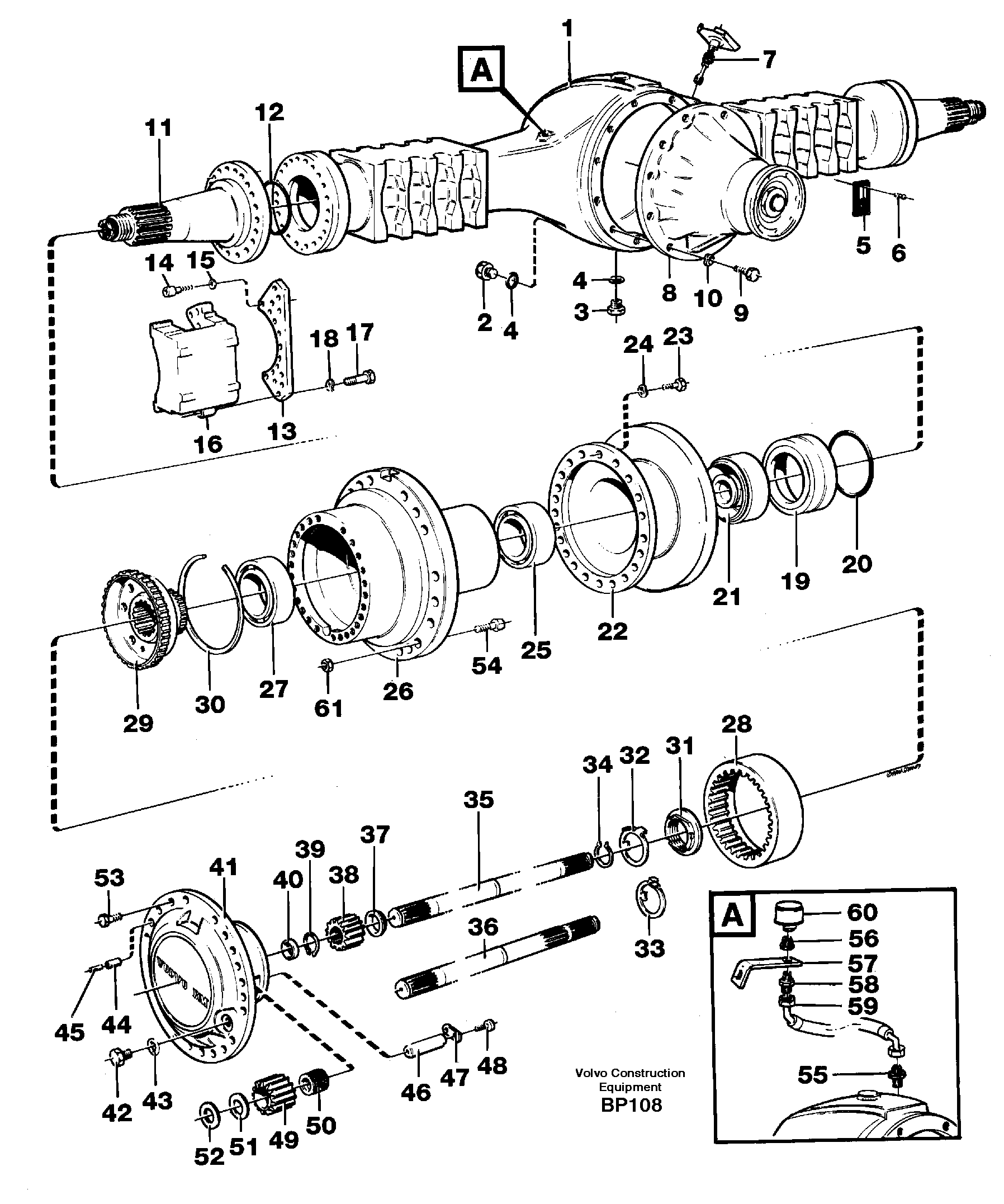 Планетарный мост VOE23767 VOLVO
