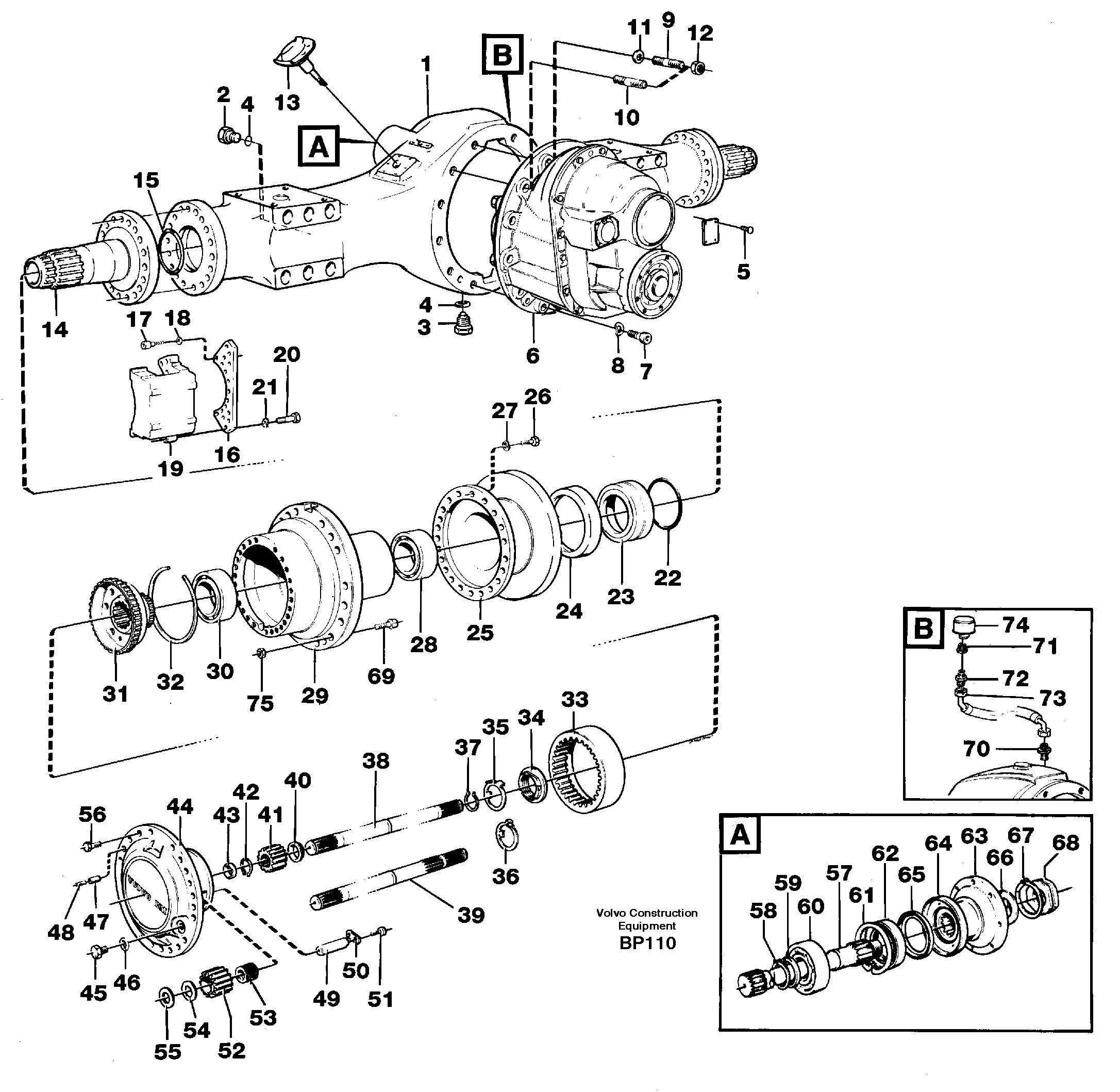Планетарный мост VOE23768 VOLVO