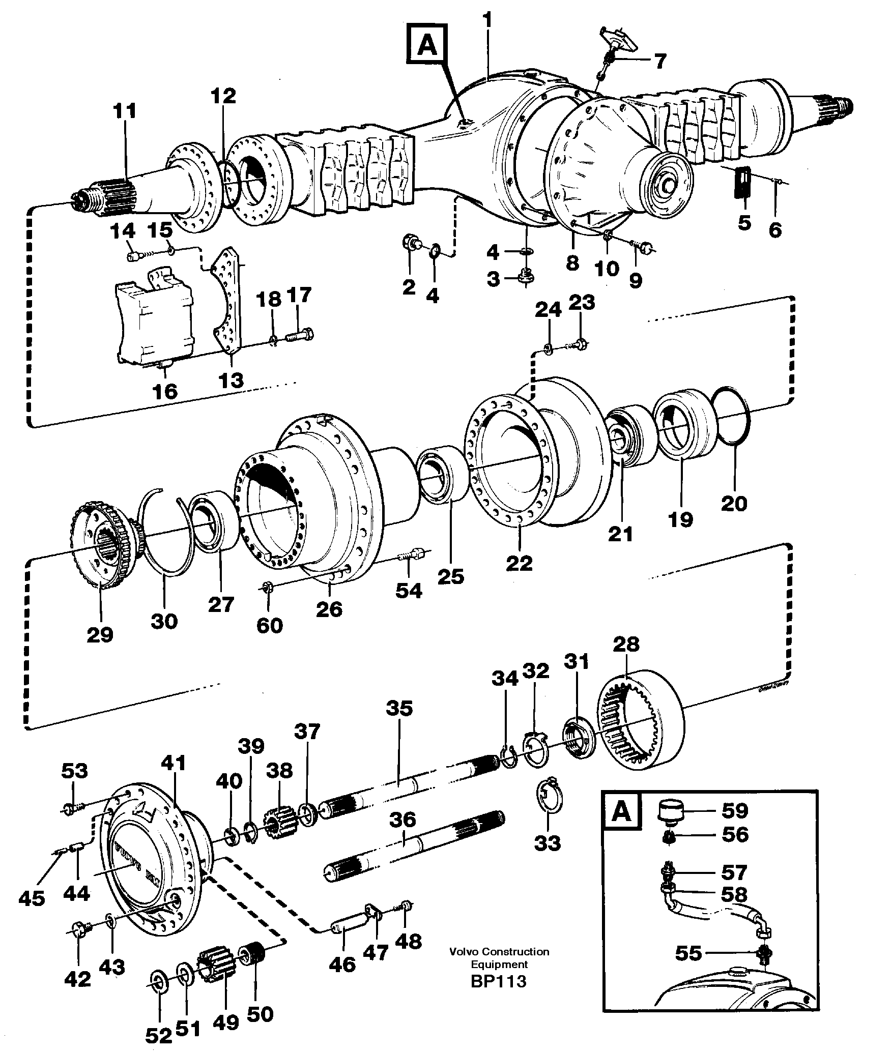 Планетарный мост VOE23769 VOLVO