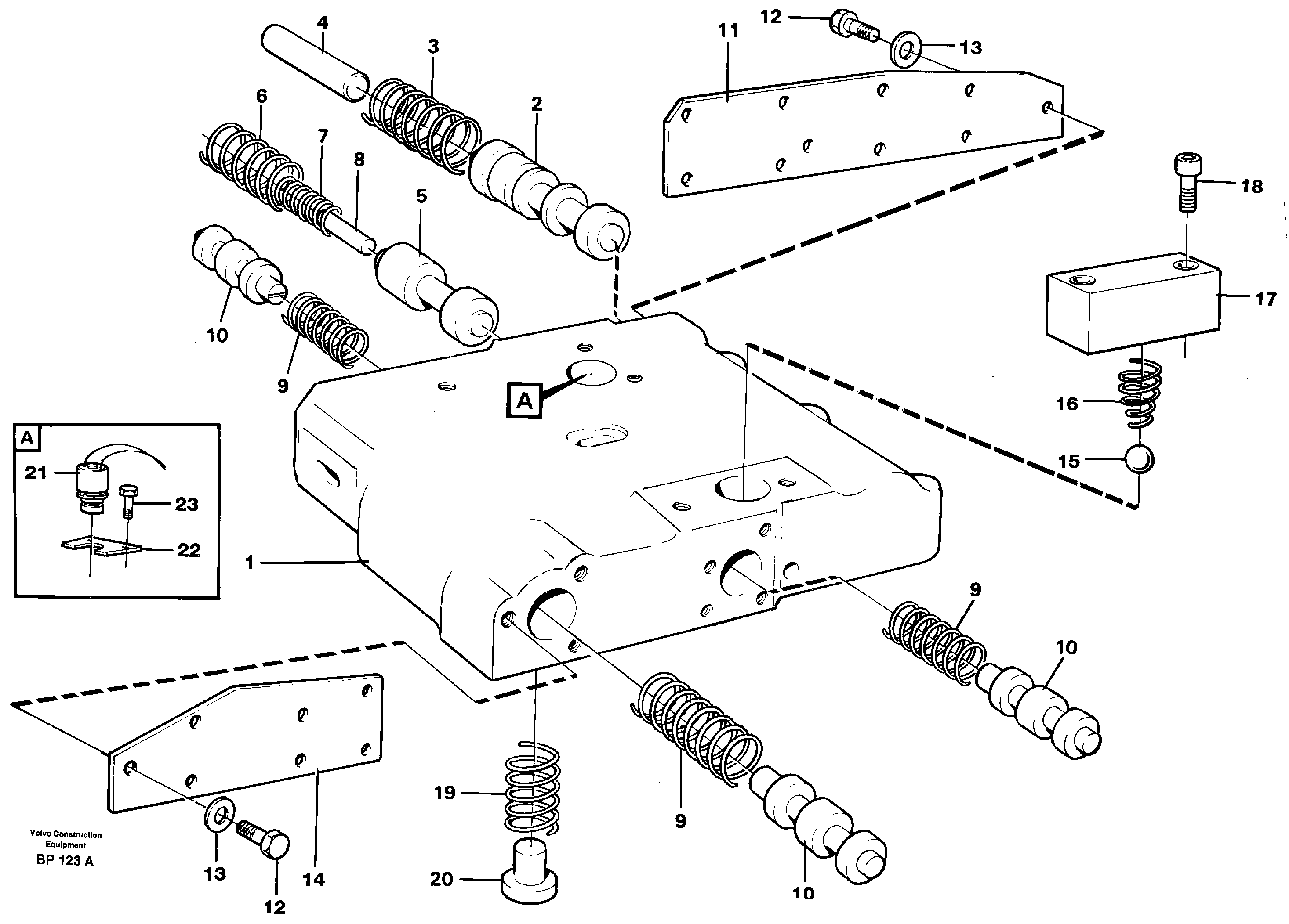Главный клапан регулирования давления 11038414 VOLVO