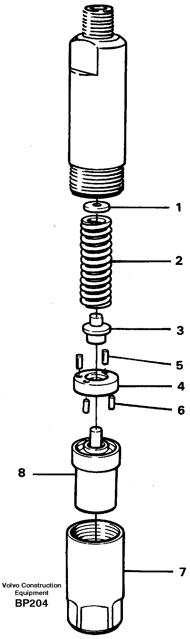 Nozzle Retainer VOE425650 VOLVO