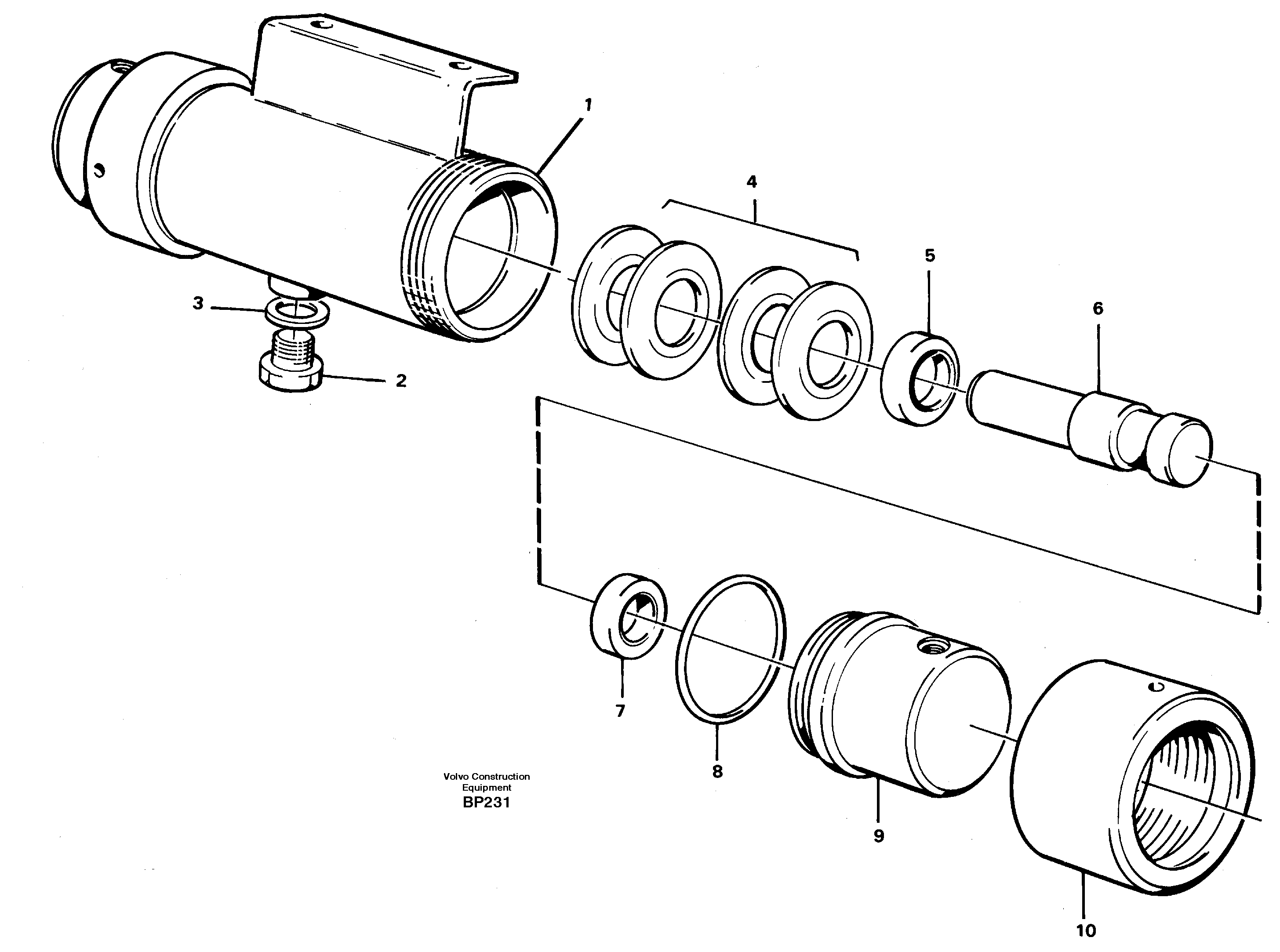 Cylinder VOE4943705 VOLVO