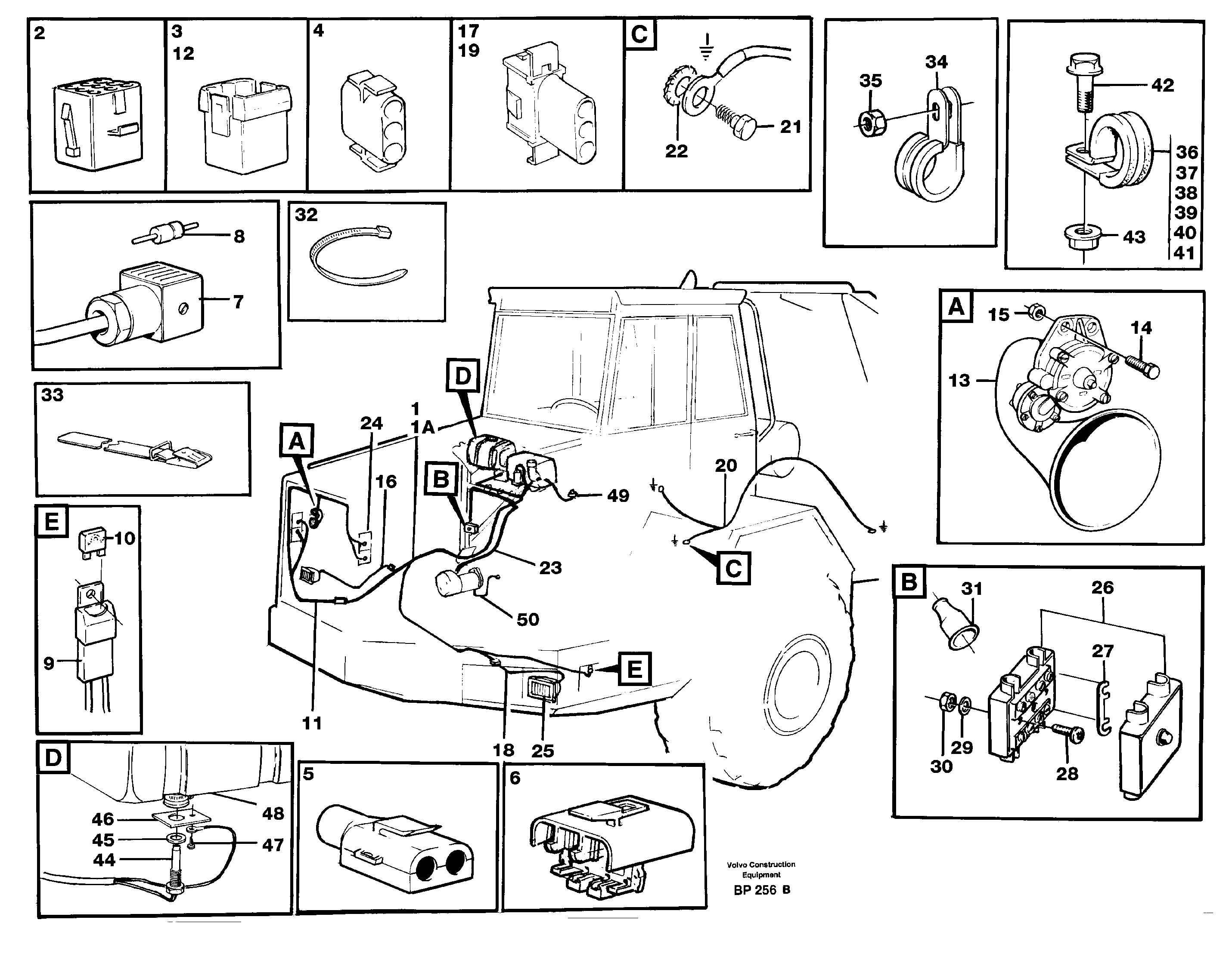 Rubber cushion VOE11119147 VOLVO