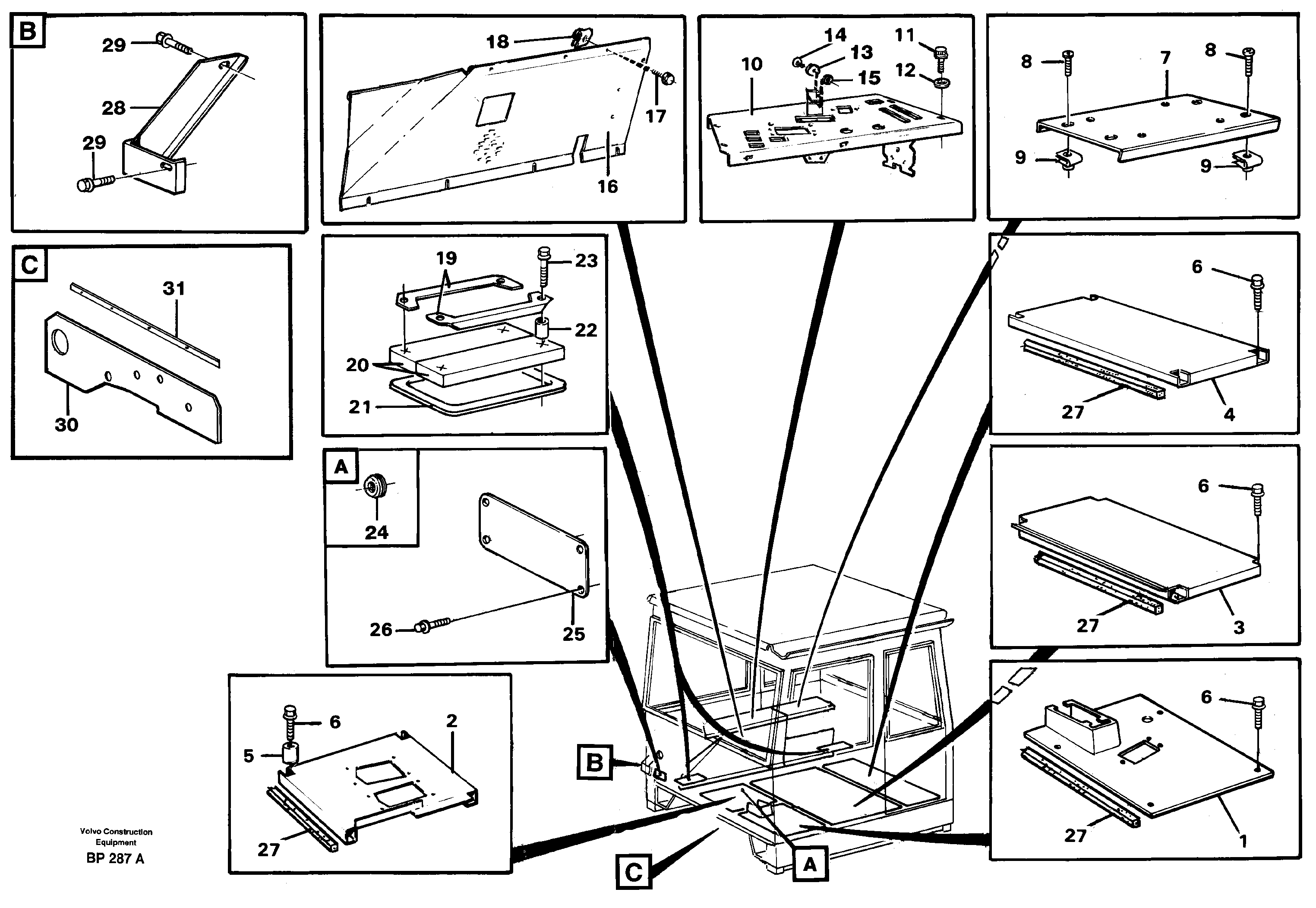 Control panel 11116528 VOLVO