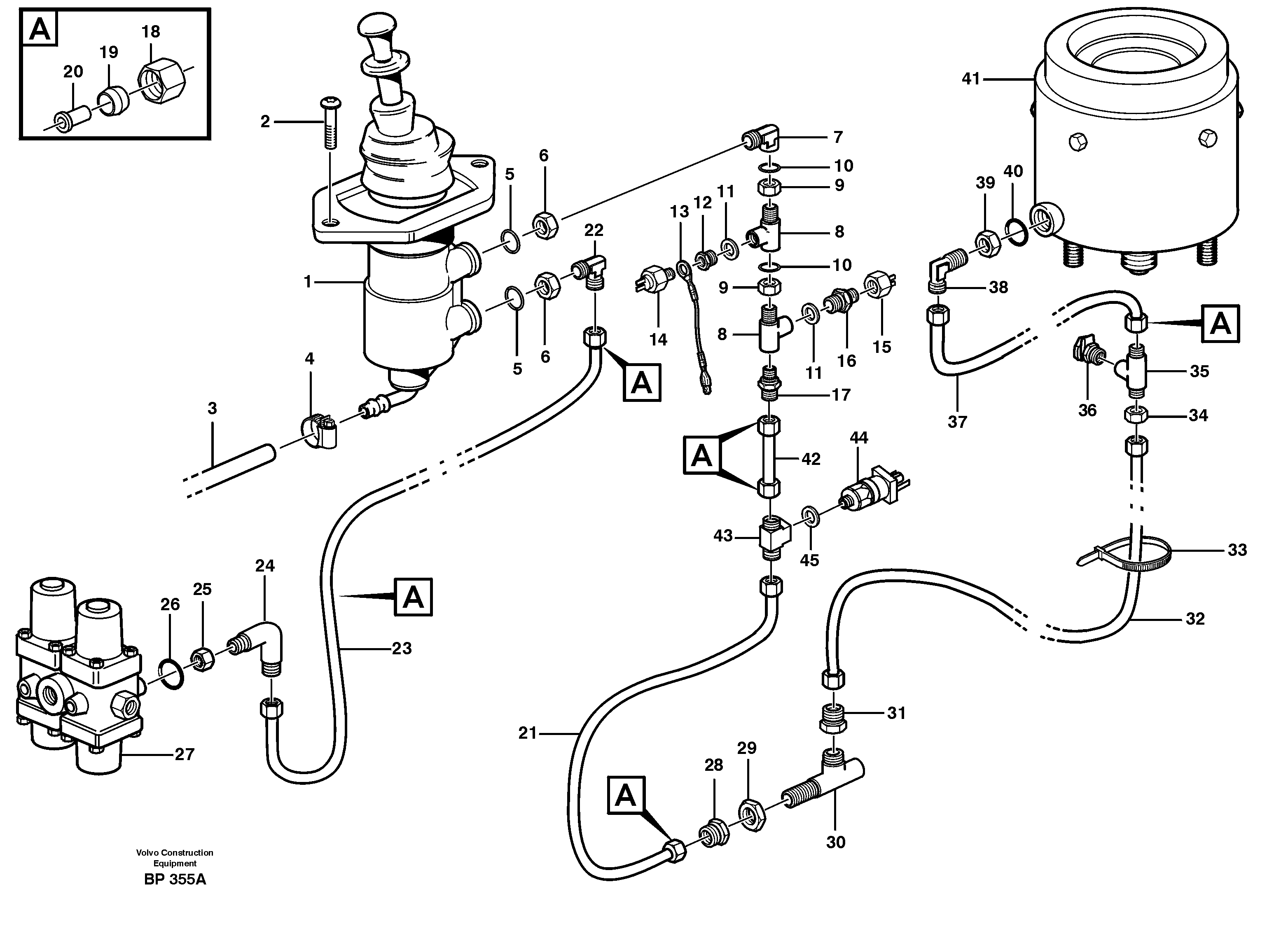 Valve Assembly, Stop VOE981807 VOLVO