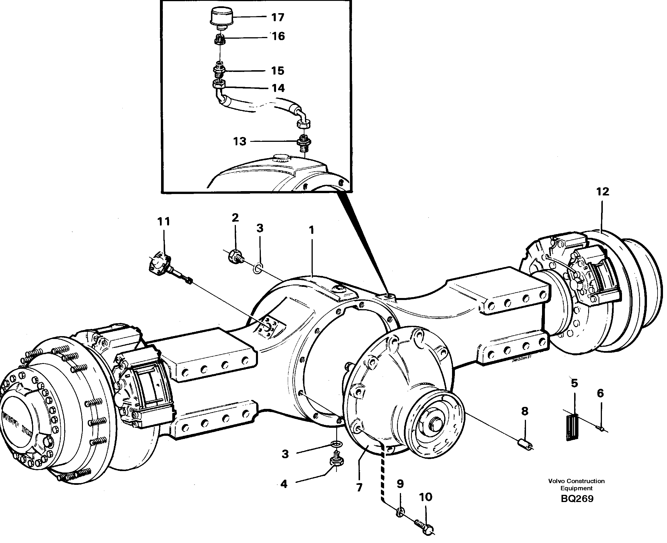 Планетарный мост CH/VOE23794 VOLVO
