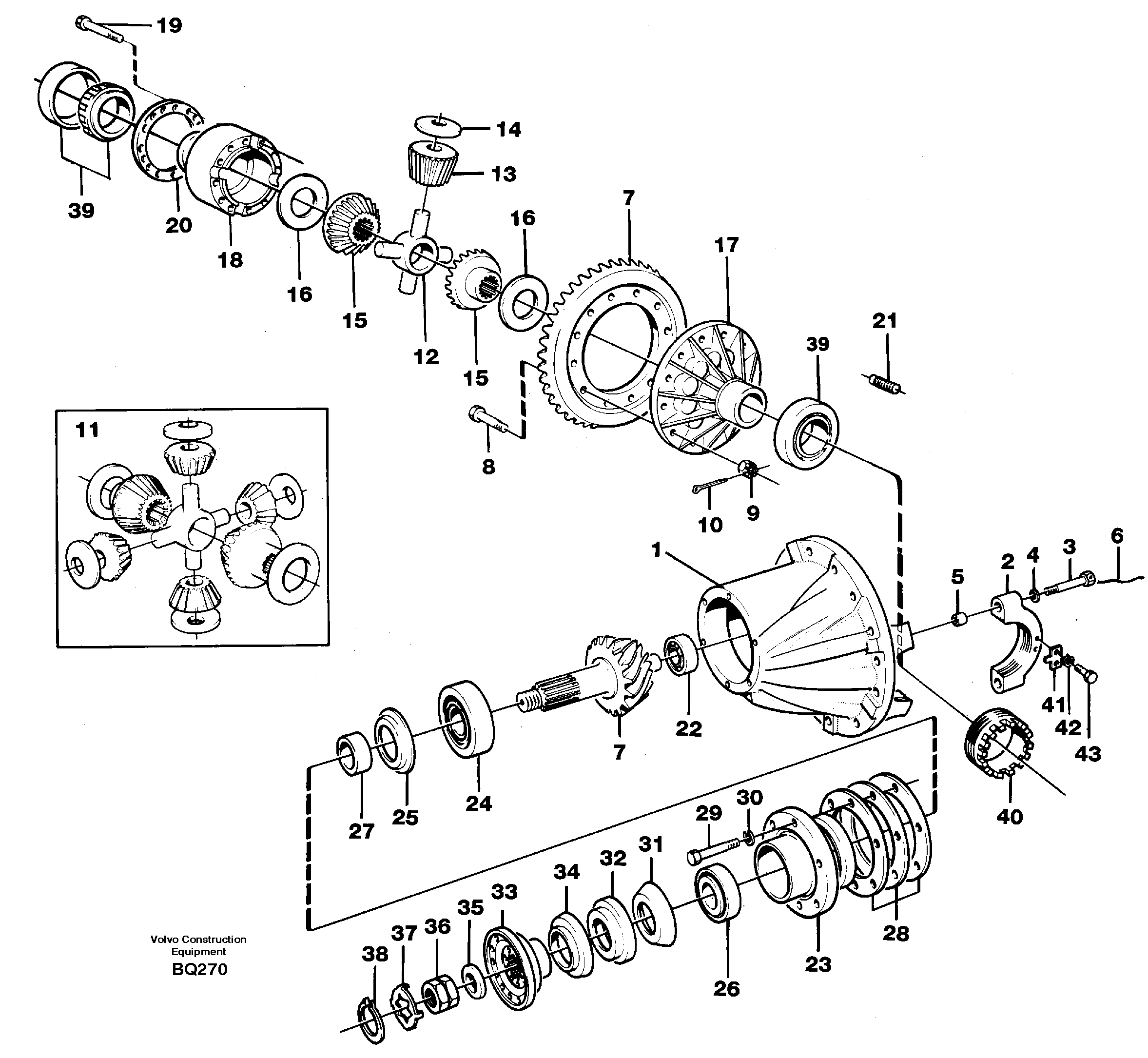 Lock screw VOE1069484 VOLVO