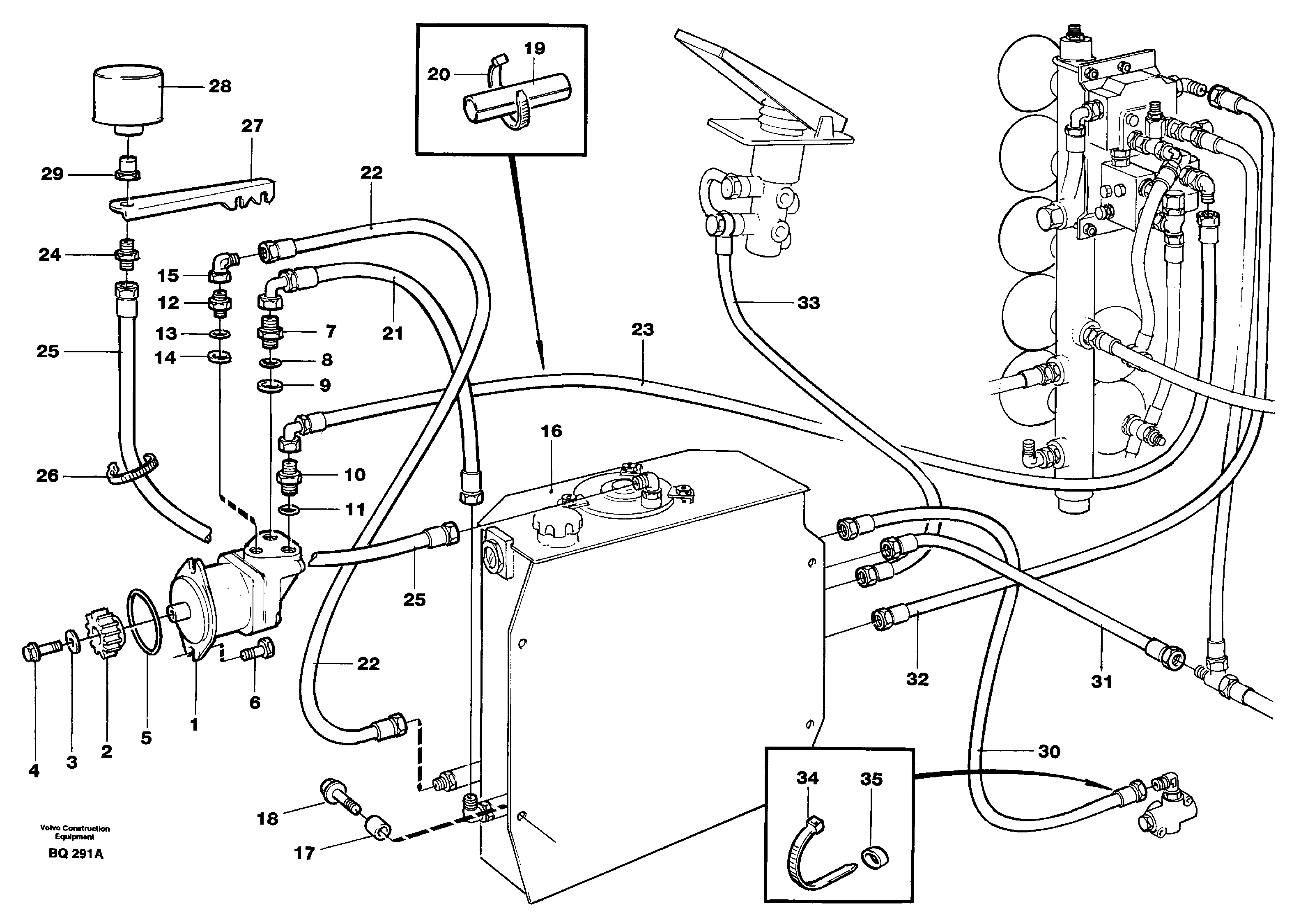 Timing gear casing VOE932611 VOLVO