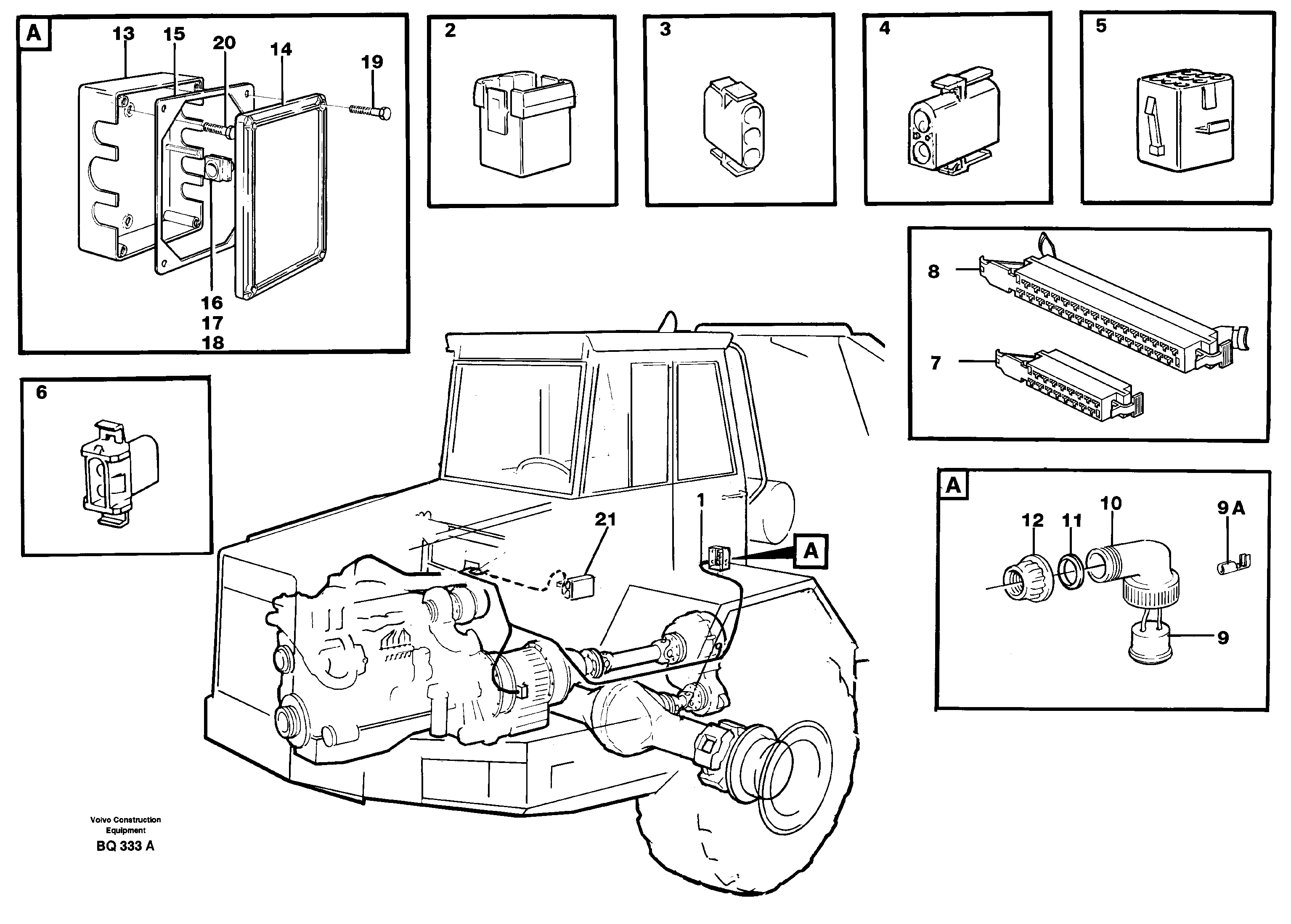 Rubber cushion VOE11063664 VOLVO