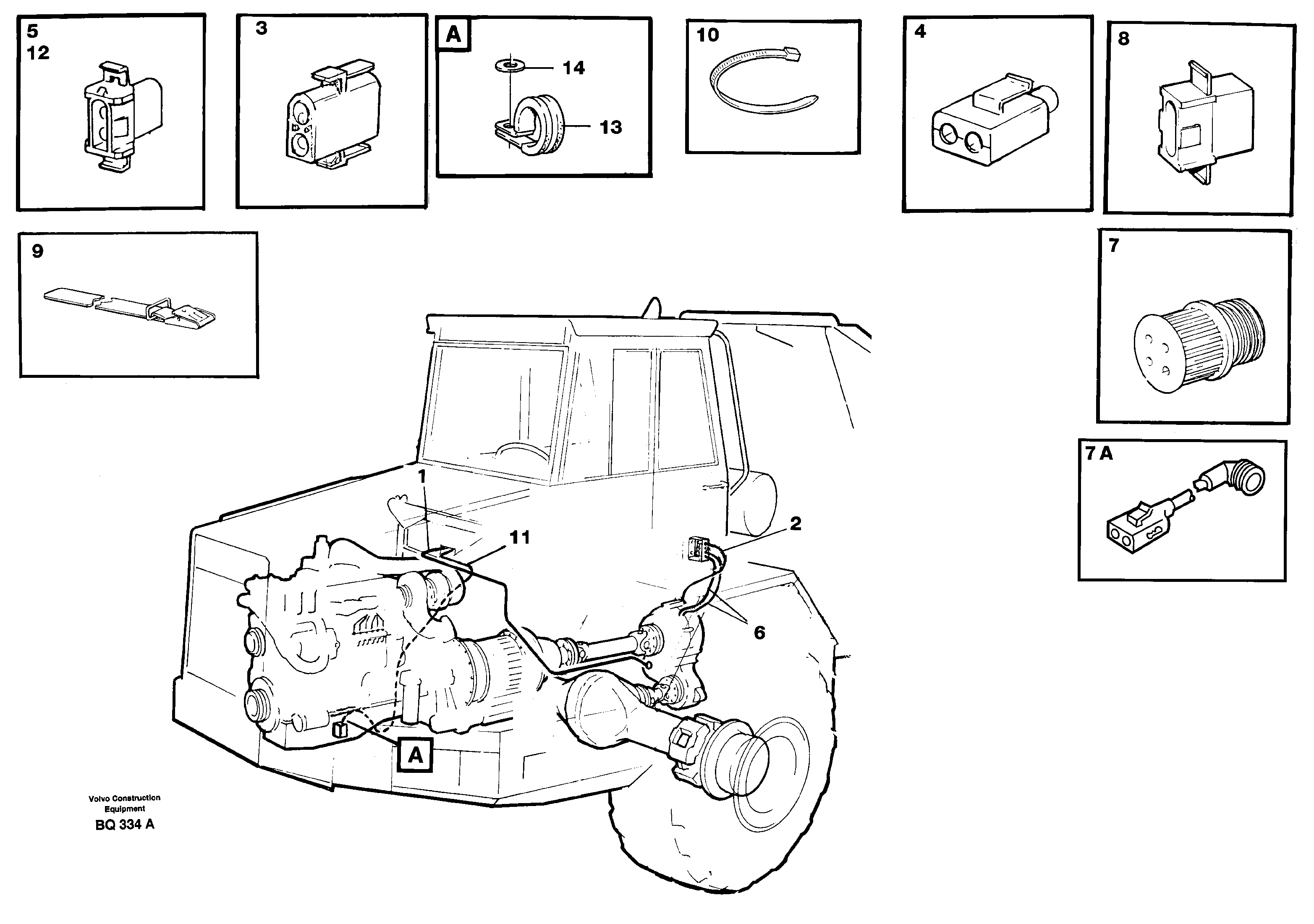 Cable harness VOE11063877 VOLVO