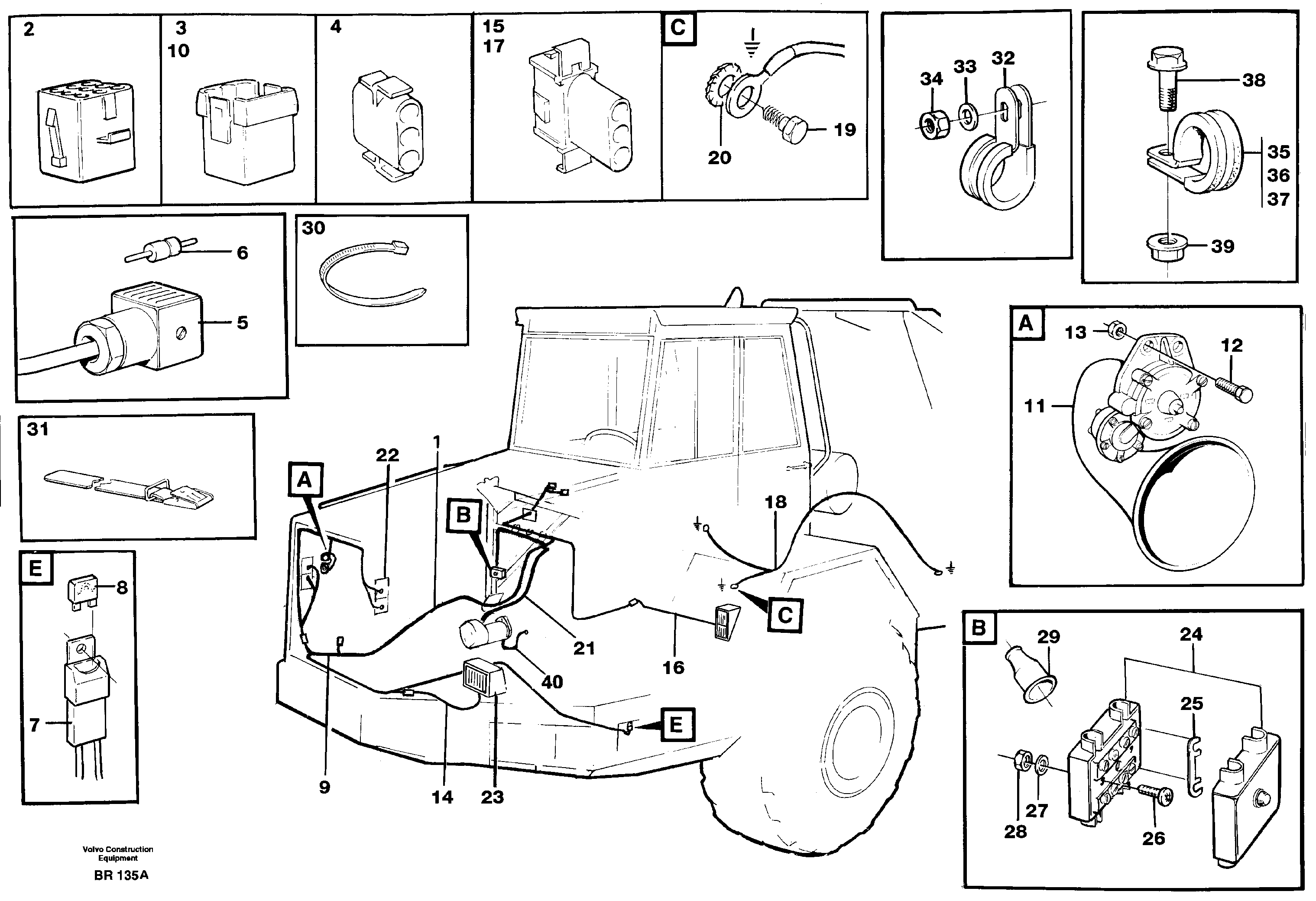 Wire harness VOE11063309 VOLVO
