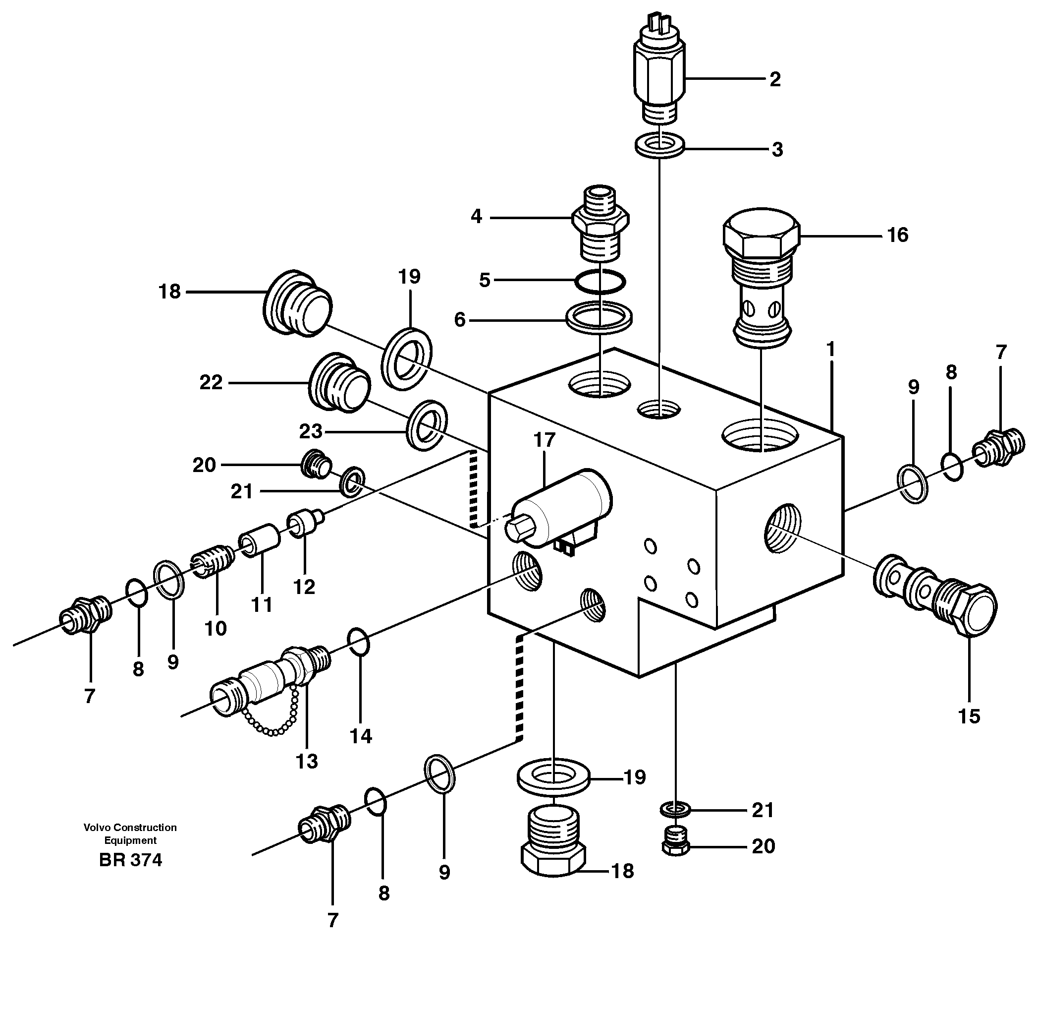 Press. lim. valve VOE11112872 VOLVO