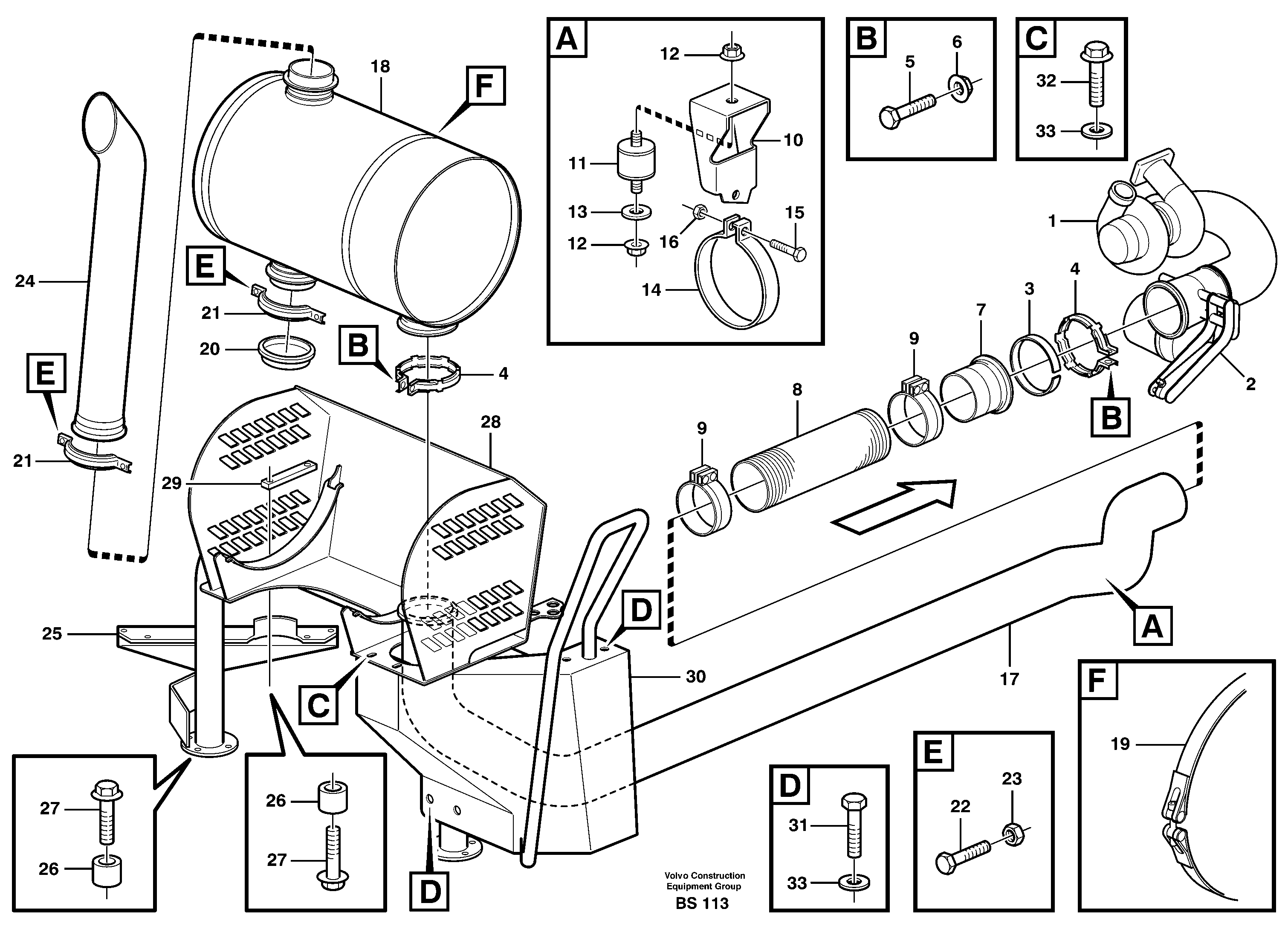 Axle Casing VOE11113276 VOLVO