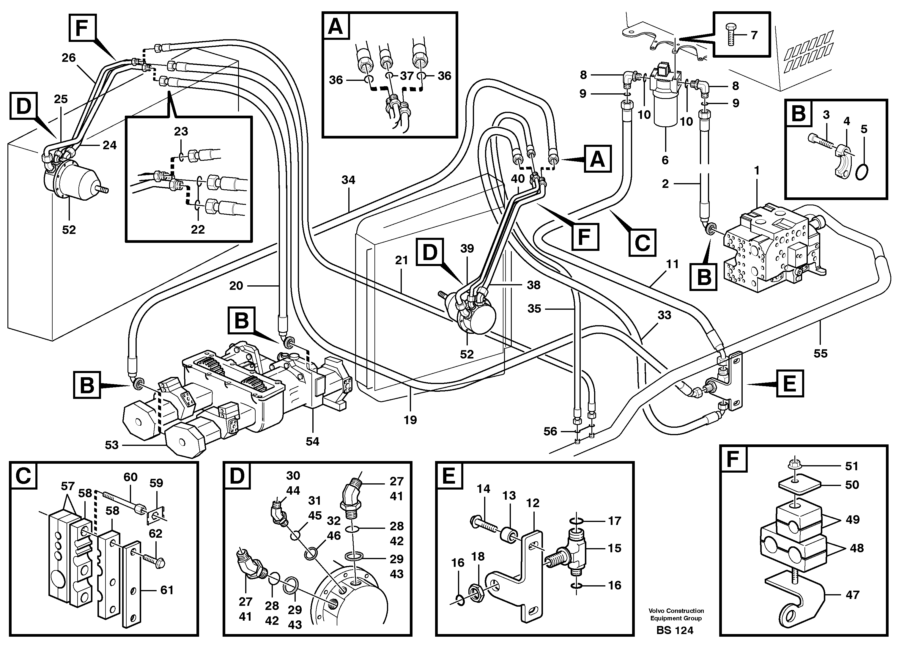 Timing gear casing VOE935849 VOLVO