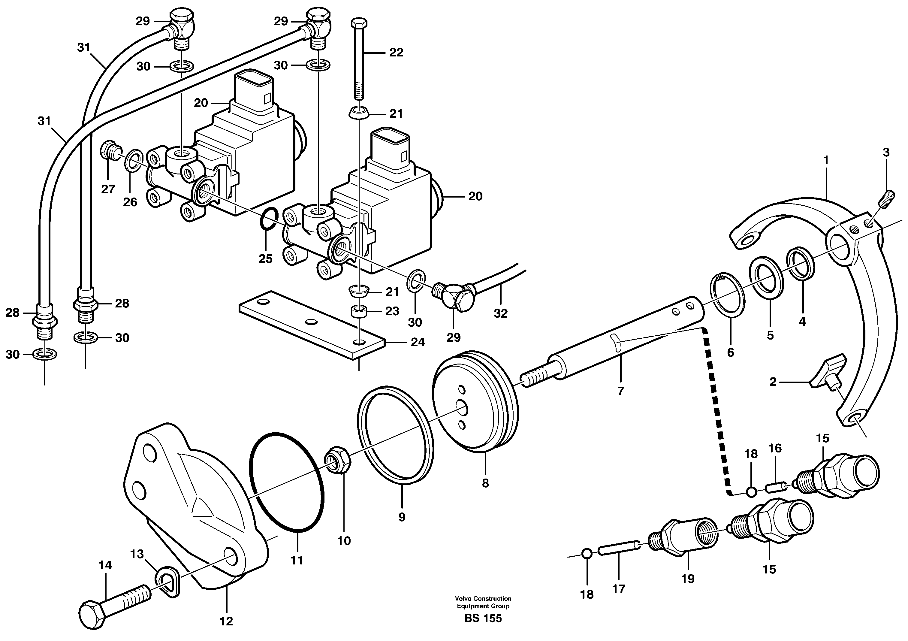 Маслоотражающее кольцо VOE11038290 VOLVO