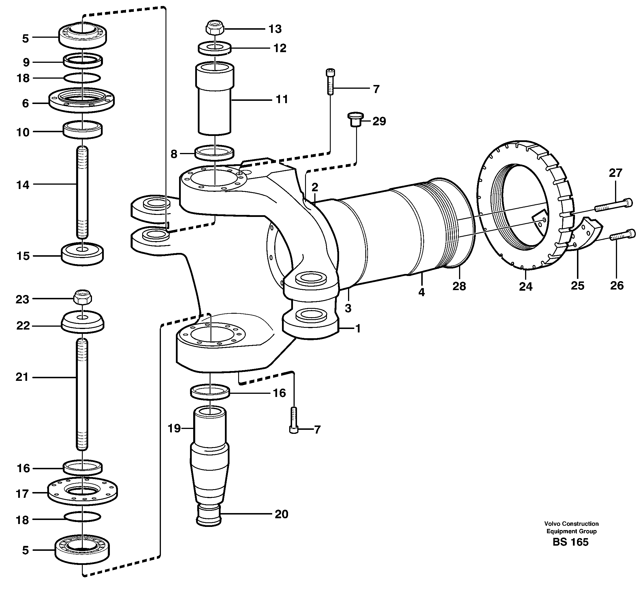 Swg Lk Cylinder VOE15029139 VOLVO
