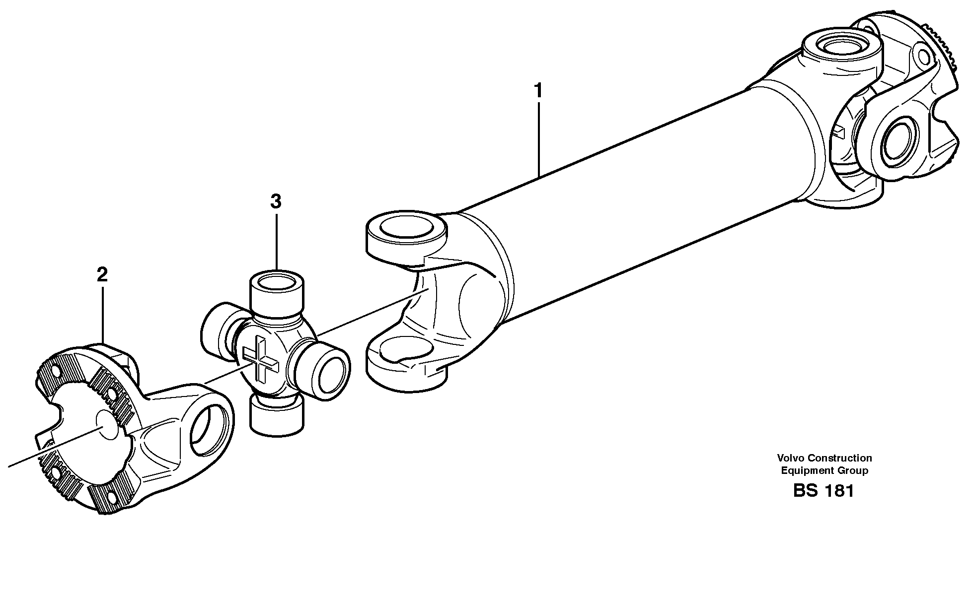 Bearing Head VOE1068253 VOLVO