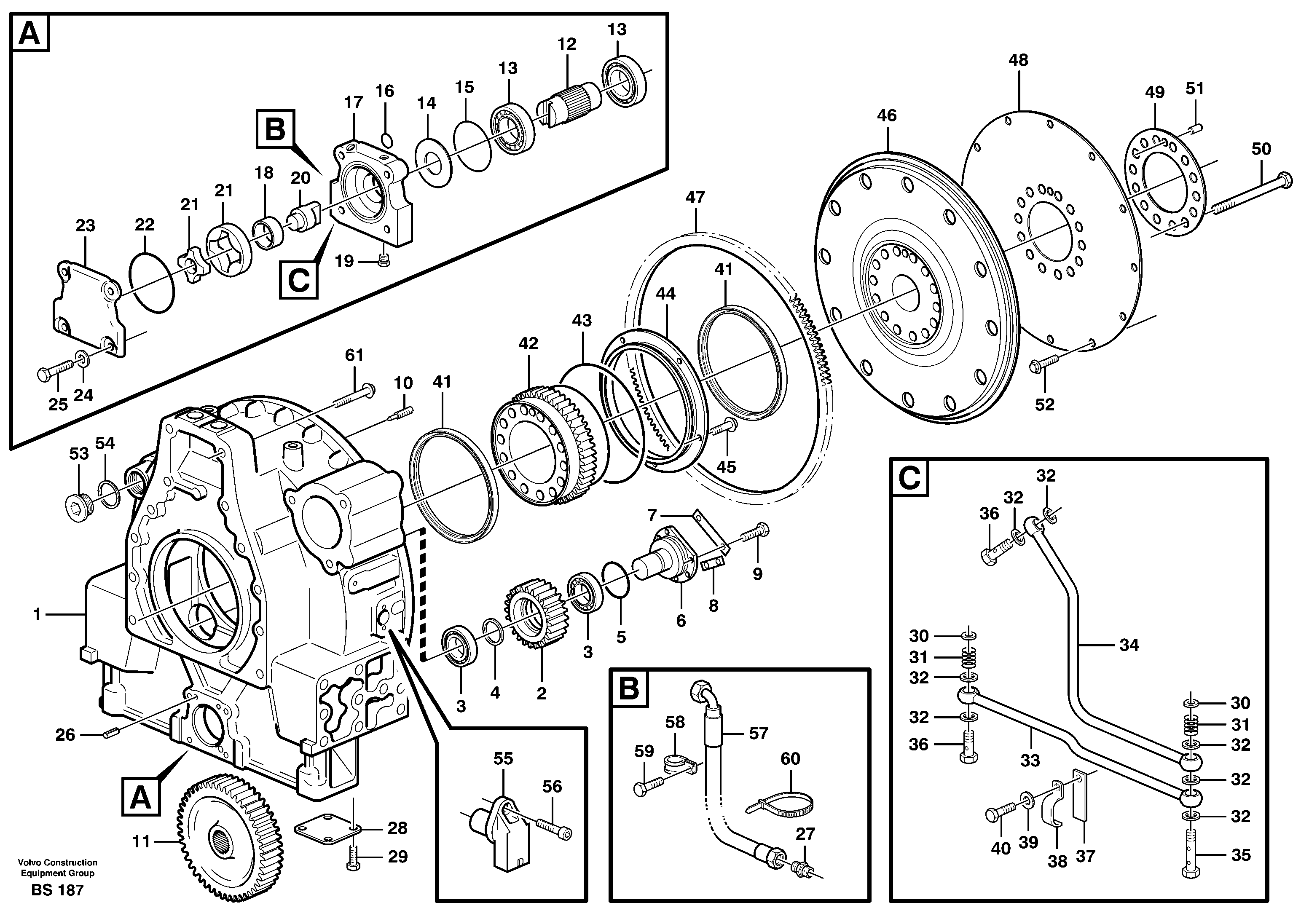 Valve Ass. For Slew VOE11030244 VOLVO