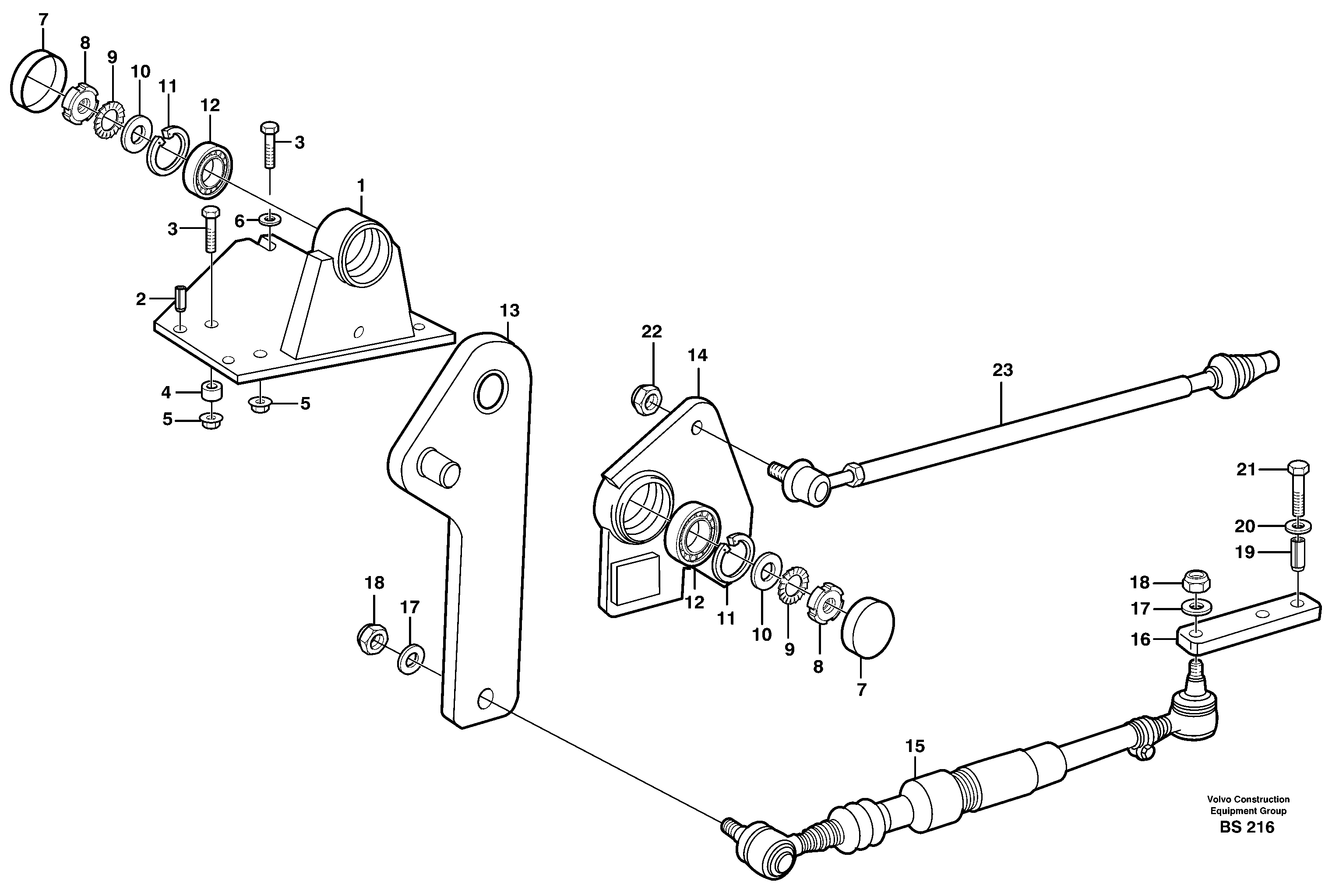 Bracket VOE11115531 VOLVO