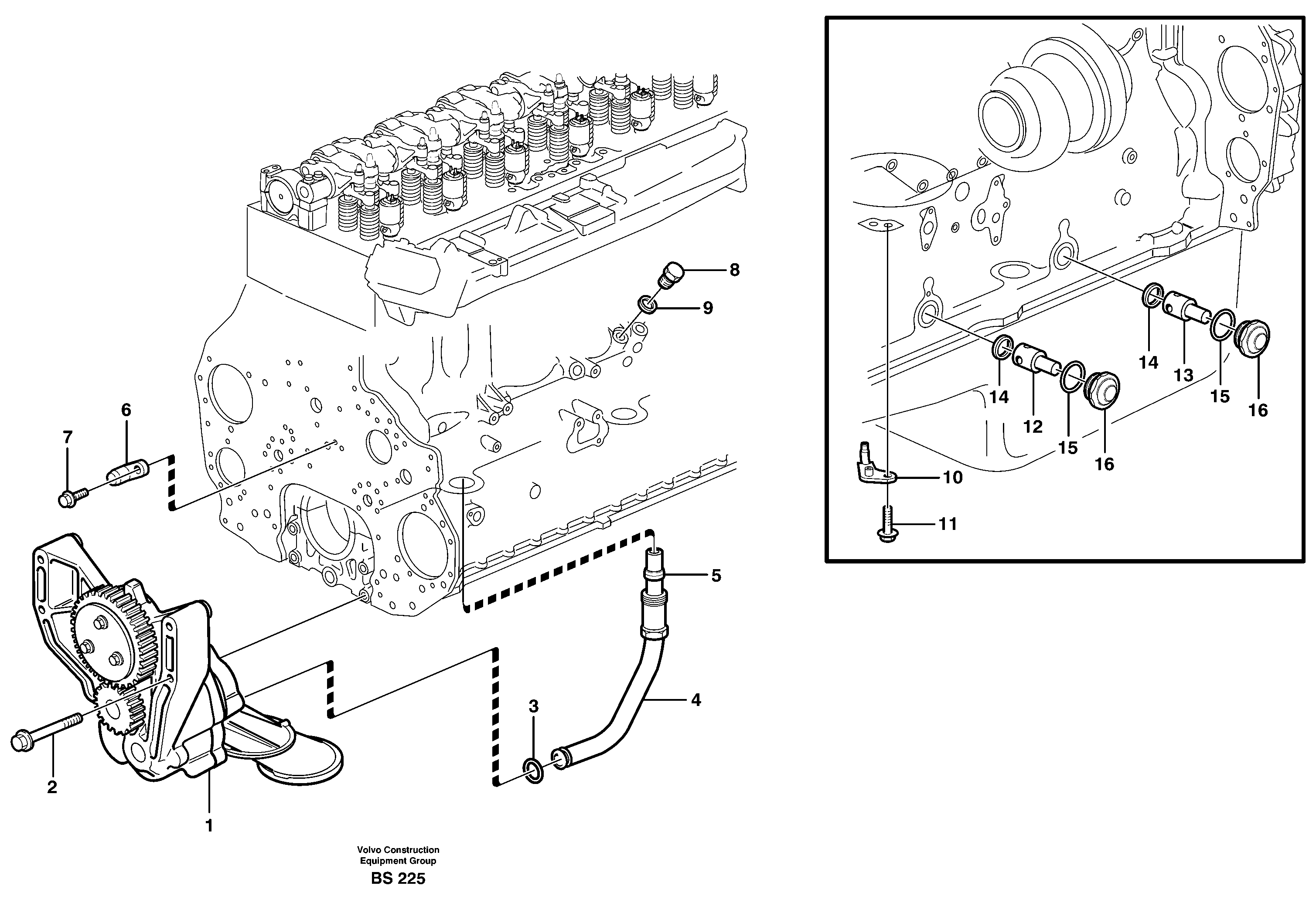 Oil Pump VOE8170260 VOLVO
