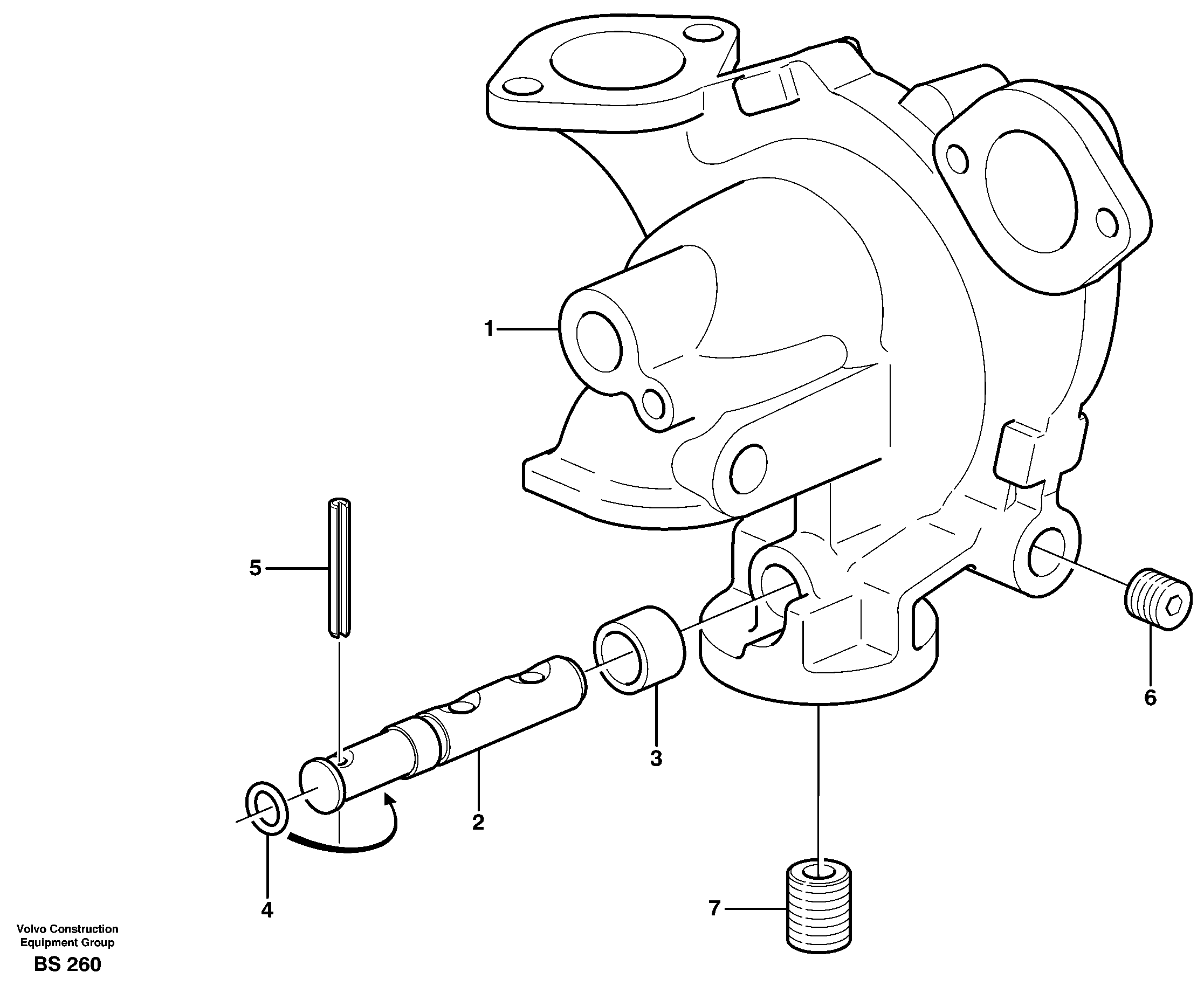 Housing VOE8170313 VOLVO