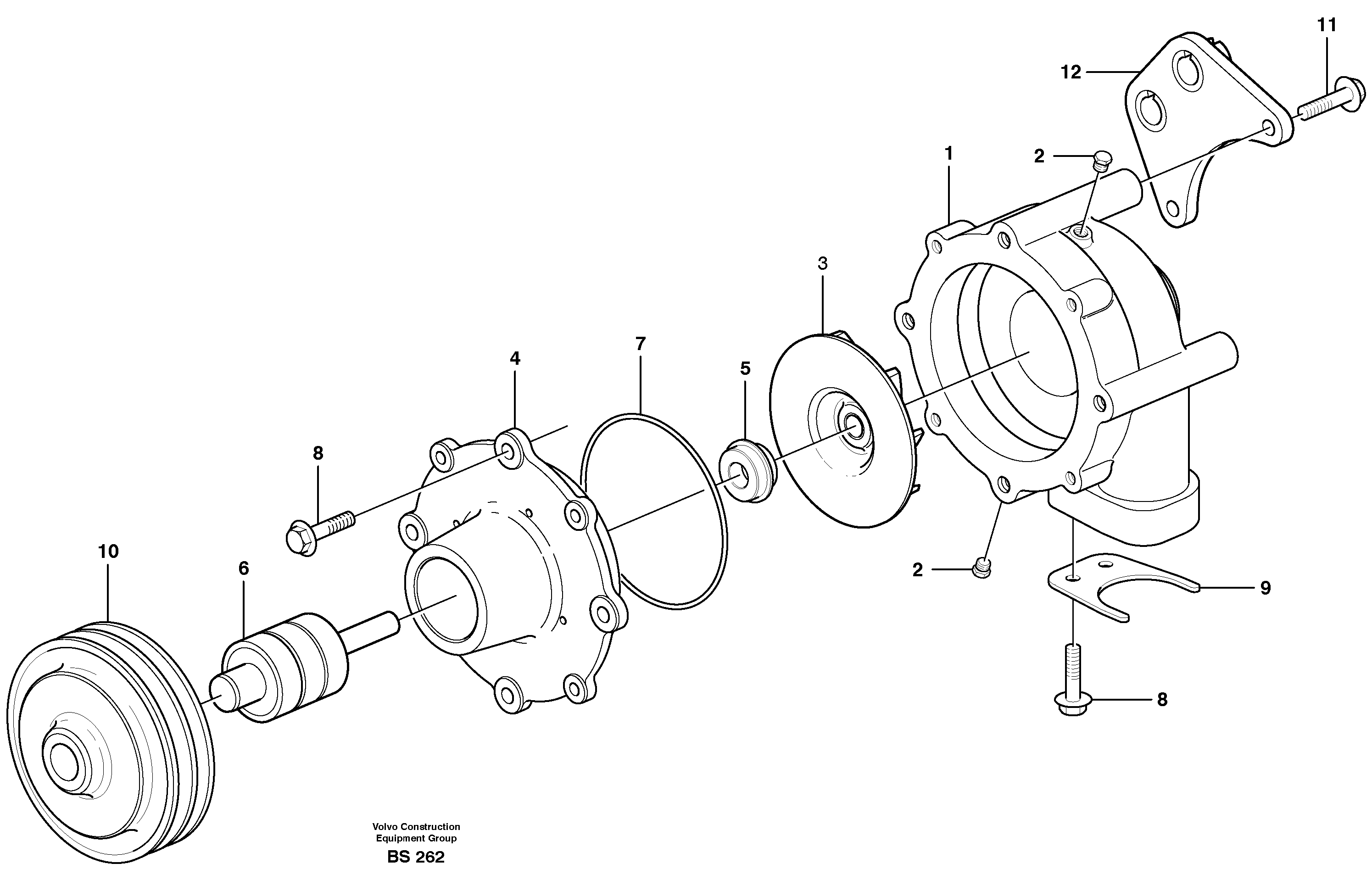 Heating Pipe VOE11127338 VOLVO