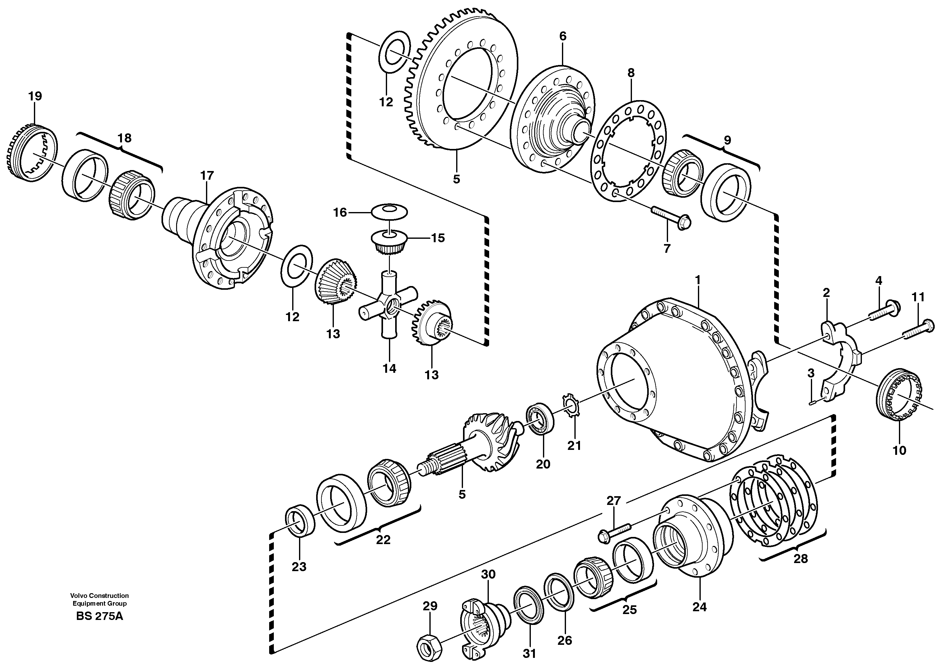 Lock screw VOE3192089 VOLVO