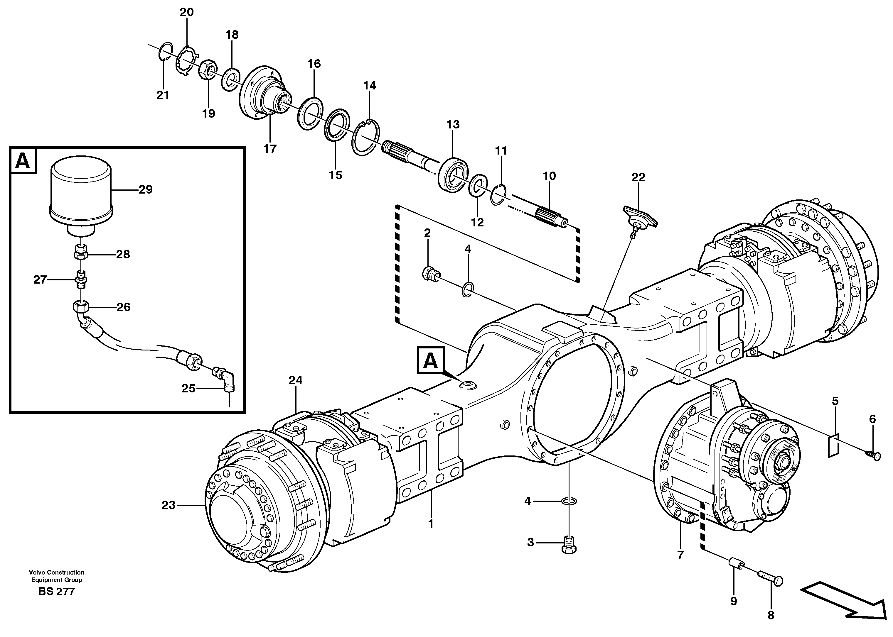 Timing gear casing VOE11192445 VOLVO