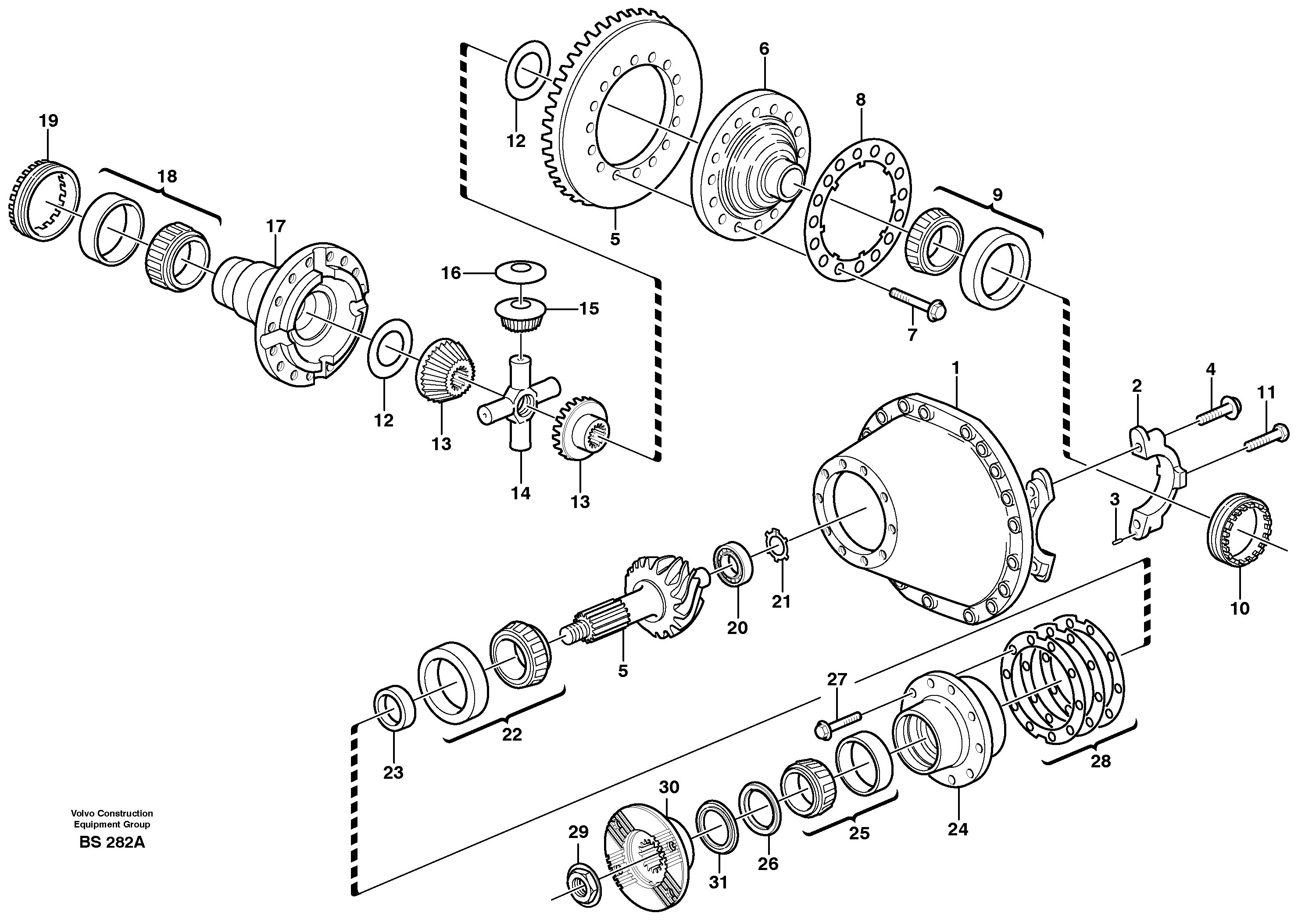 Lock screw VOE3152151 VOLVO