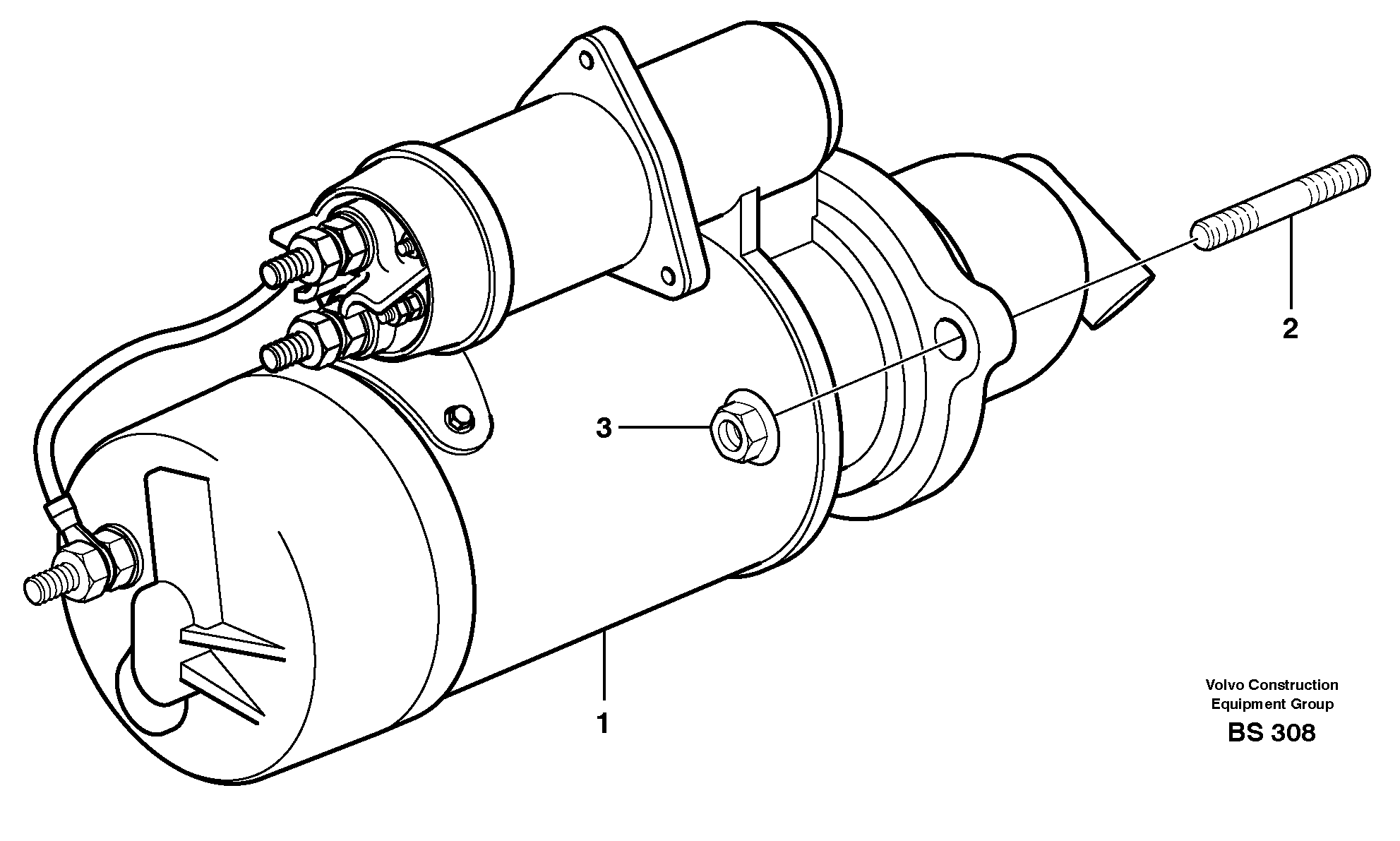 Hose for cooling a. VOE11030394 VOLVO