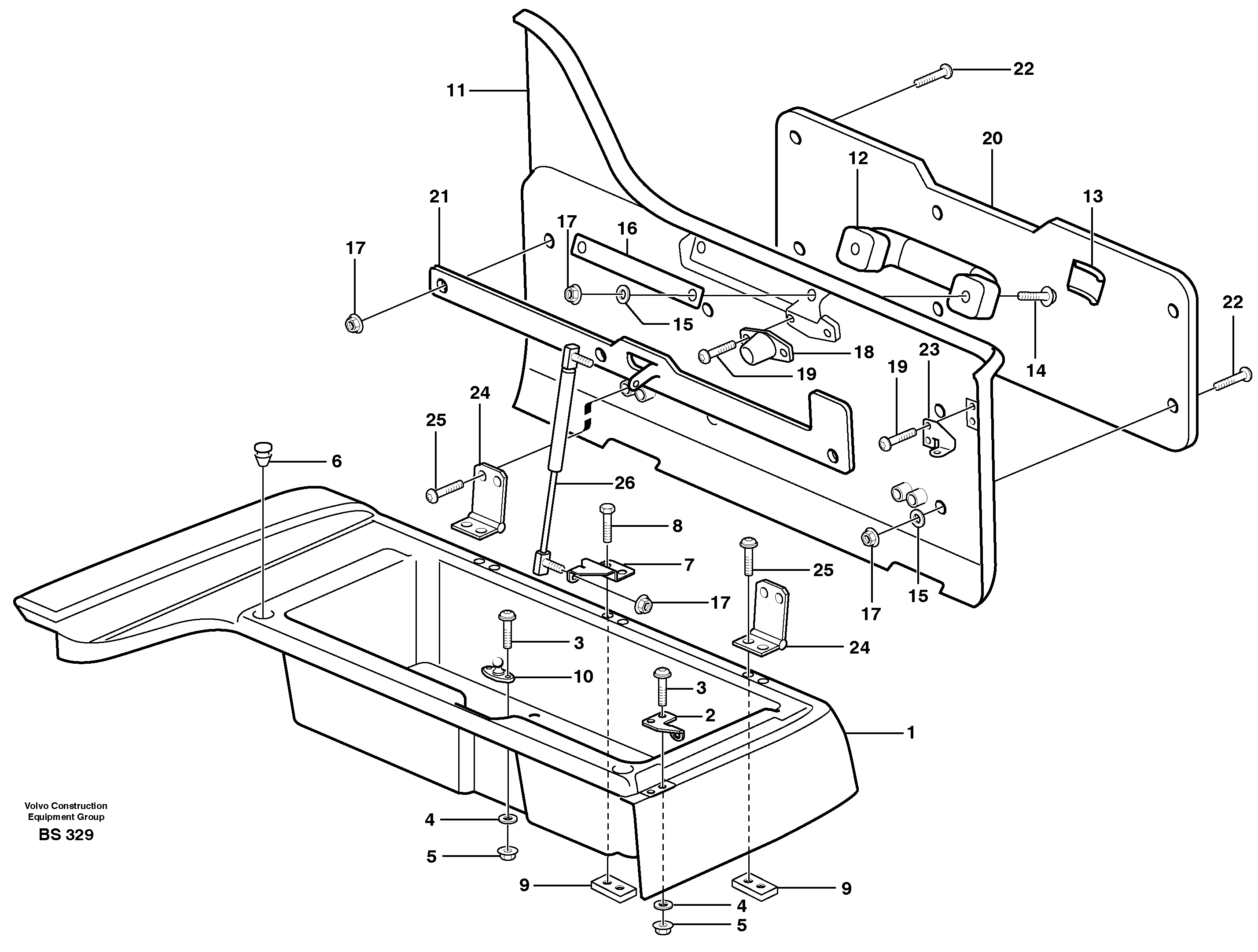 Locking Plate VOE11115214 VOLVO
