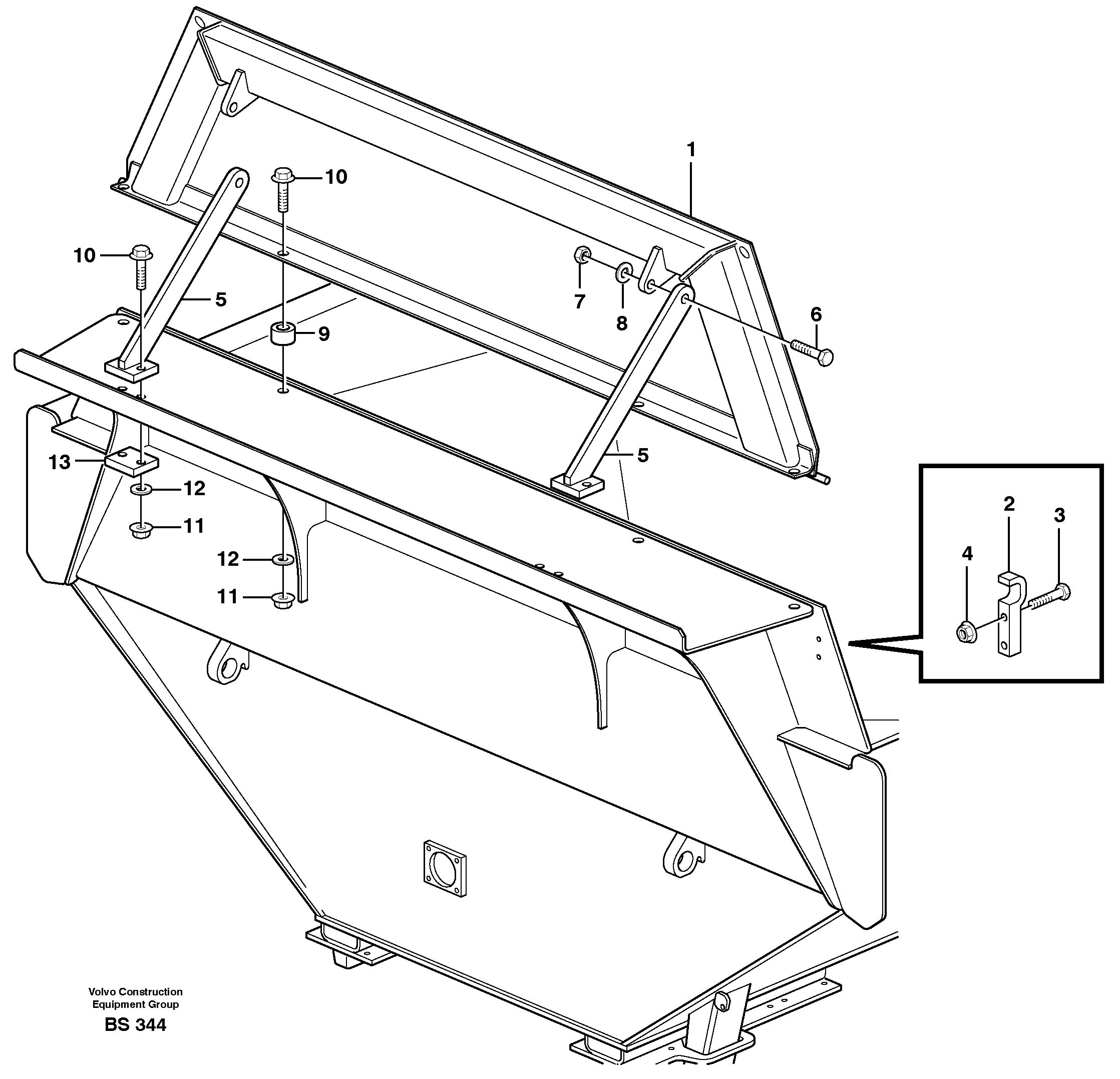 Bucket, 1000 l VOE16254060 VOLVO