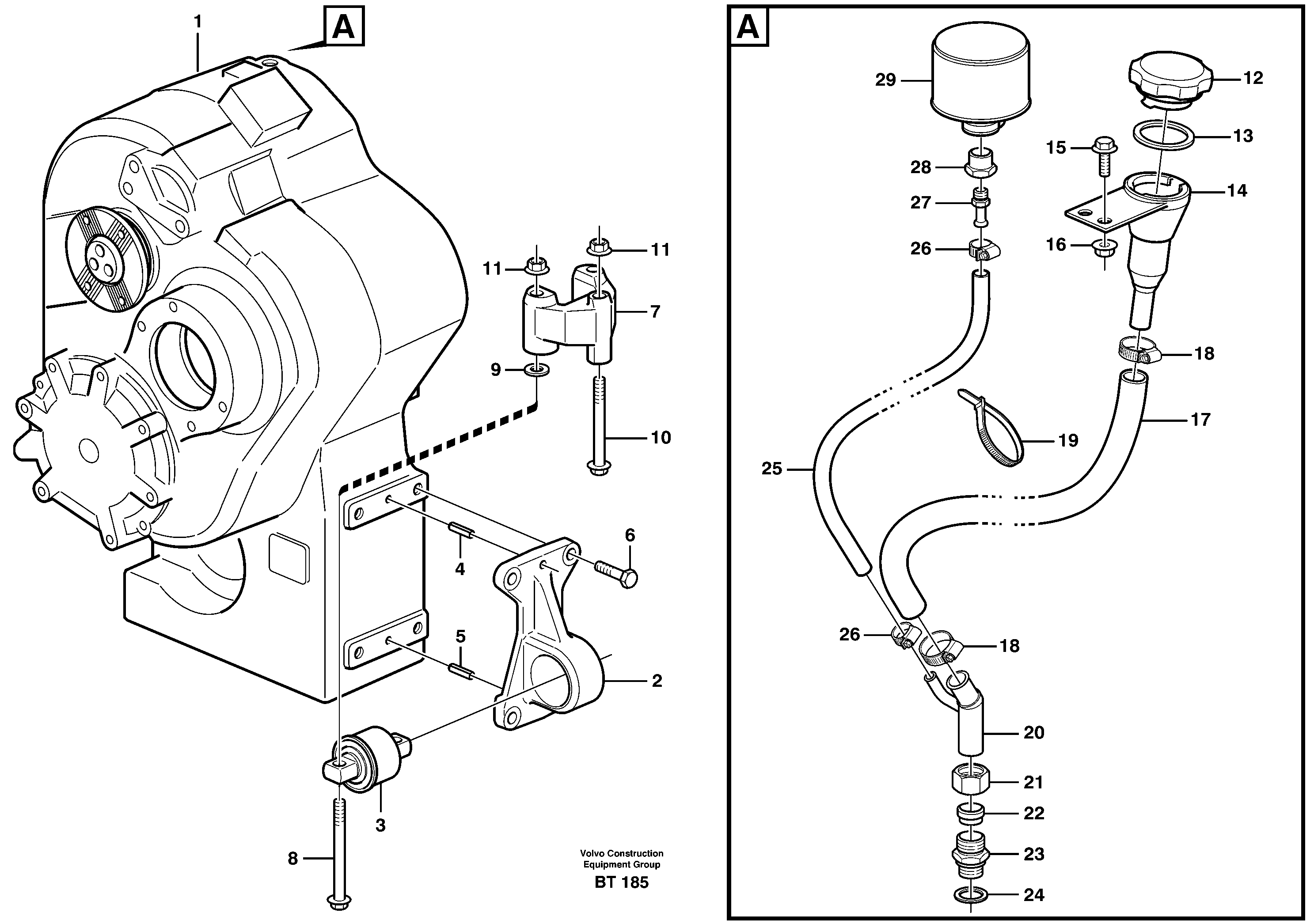 Hub Retainer VOE22529 VOLVO