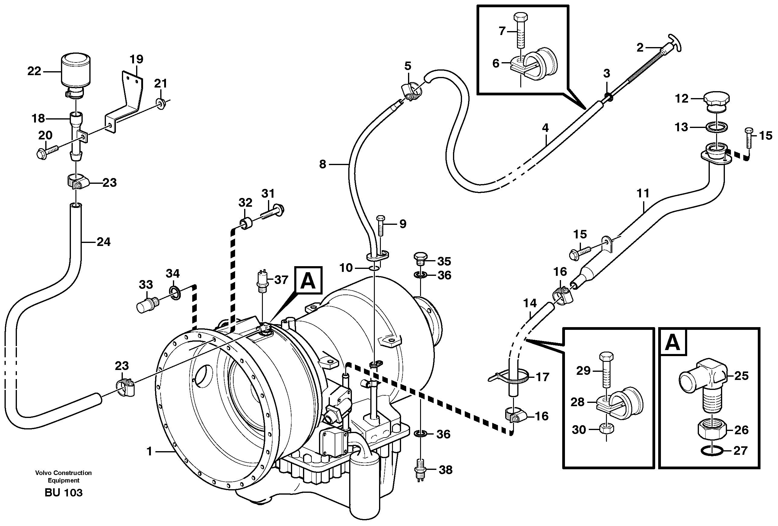 Planetary transmission VOE22649 VOLVO