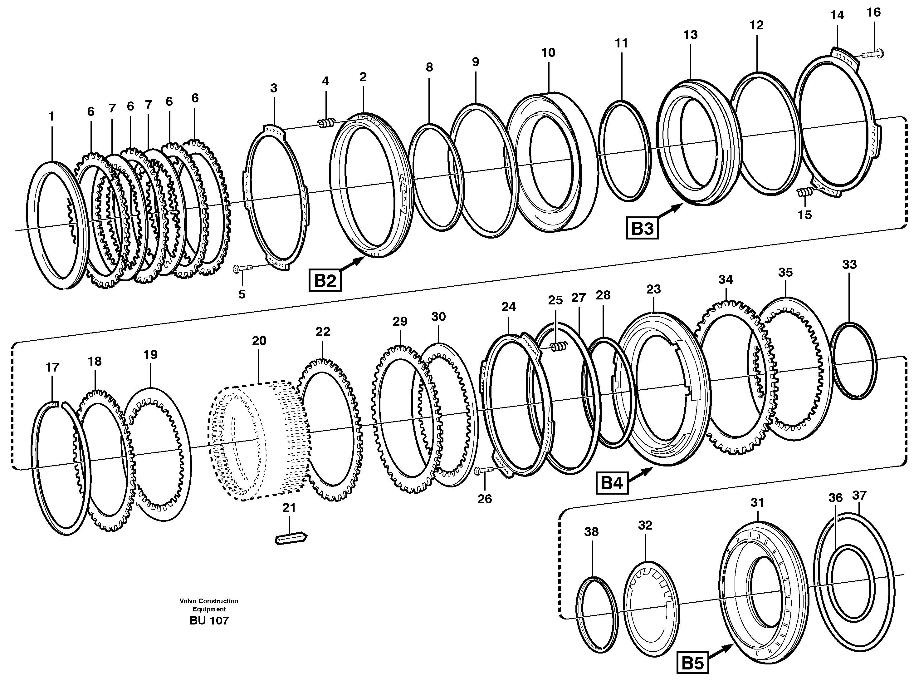 Steel Disc VOE95067335 VOLVO