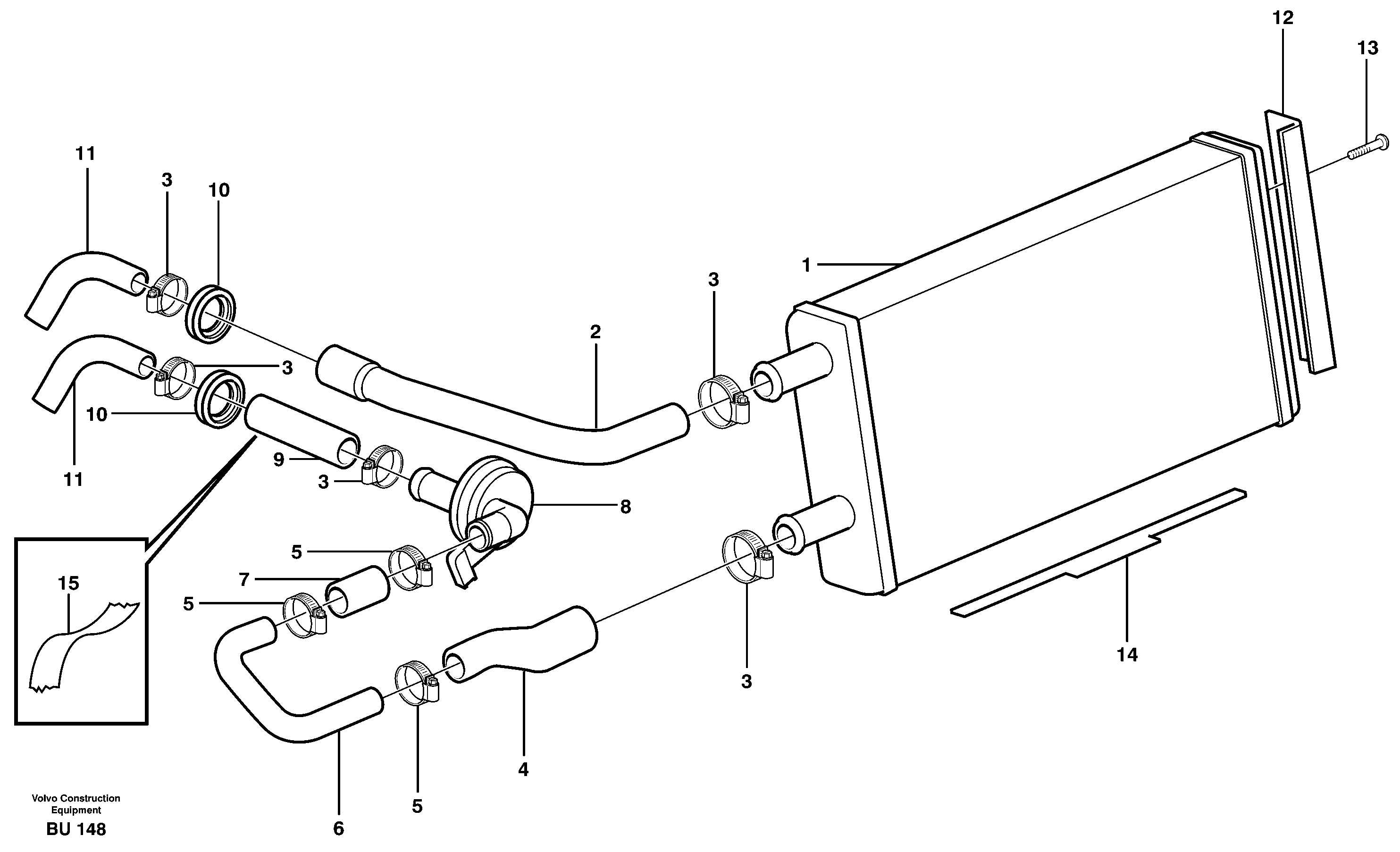 Fuel miser valve VOE11114493 VOLVO