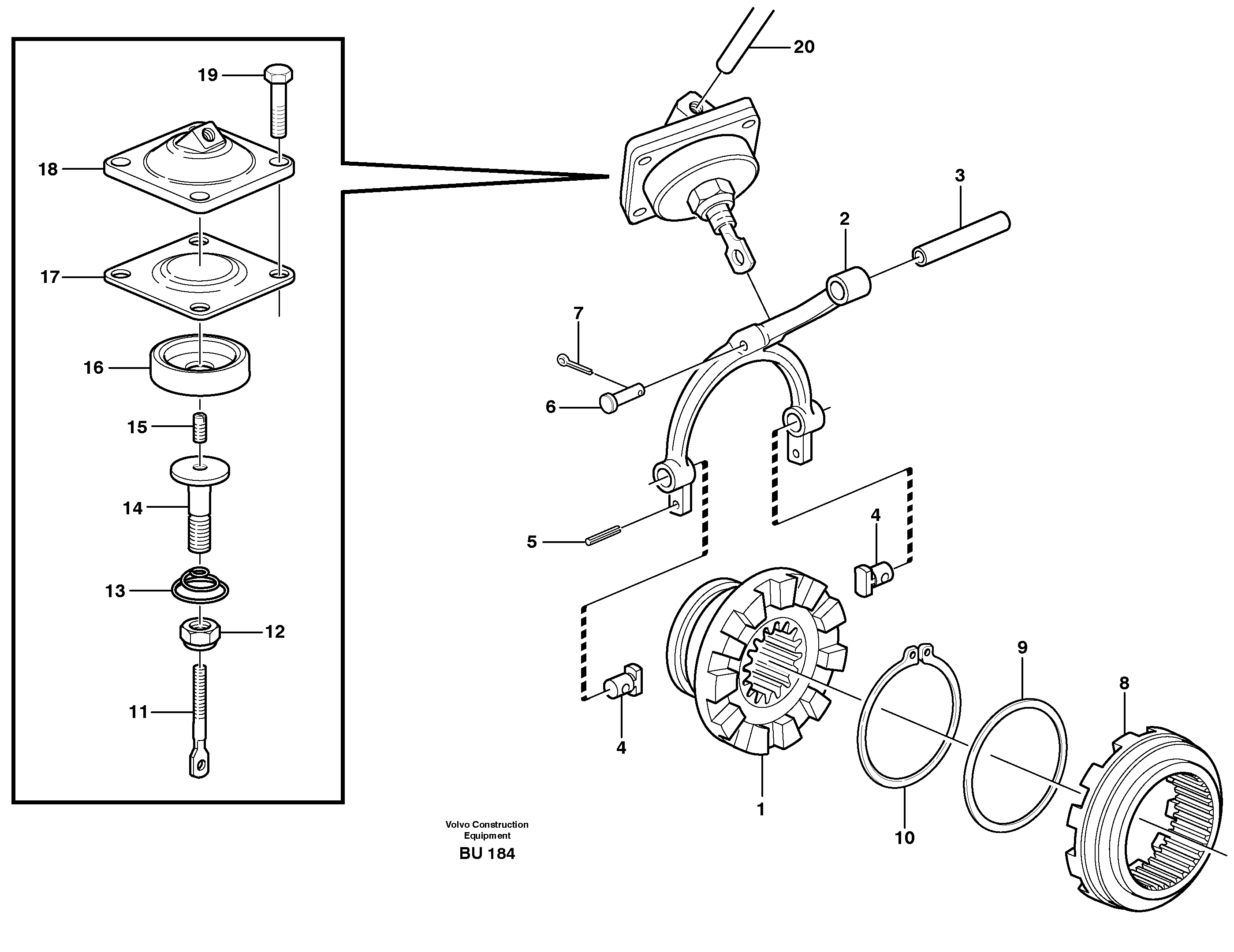 Diode Cable VOE11103091 VOLVO